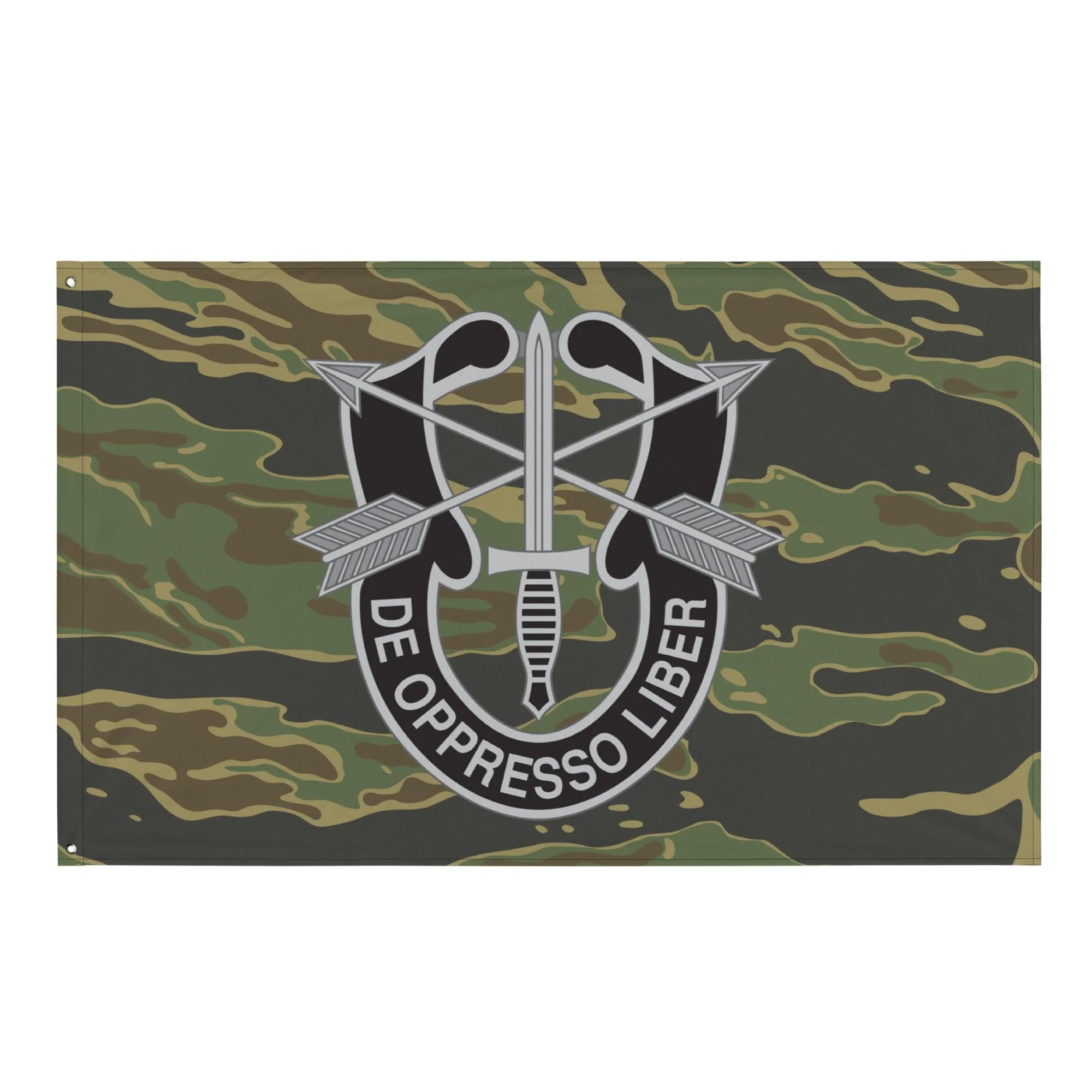 De Oppresso Liber Tiger Stripe Camo Flag - Image 3