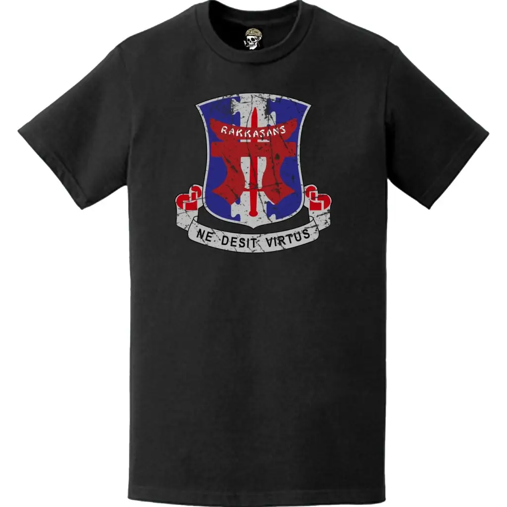 Distressed 3rd Brigade Combat Team (BCT) "Rakkasan" 101st Airborne Division T-Shirt
