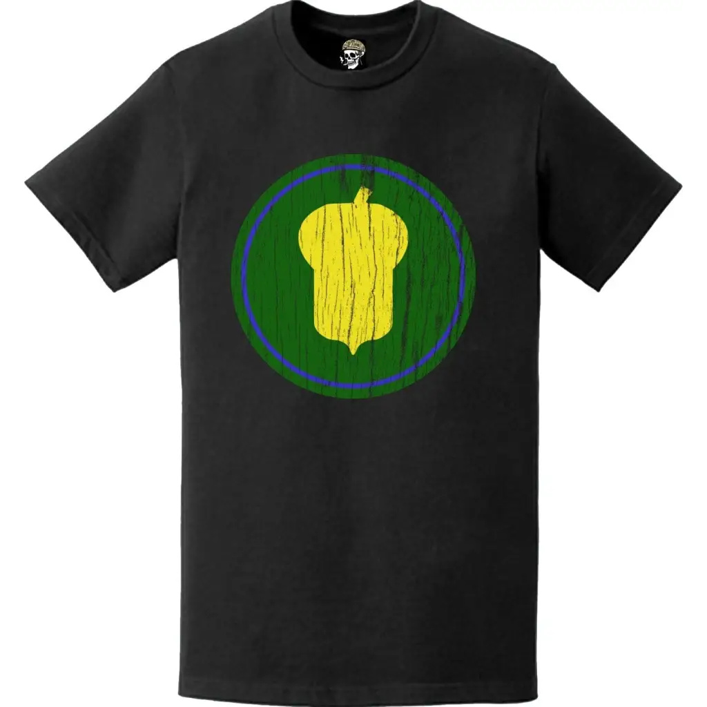 Distressed 87th Infantry Division (87th ID) SSI Logo Crest T-Shirt
