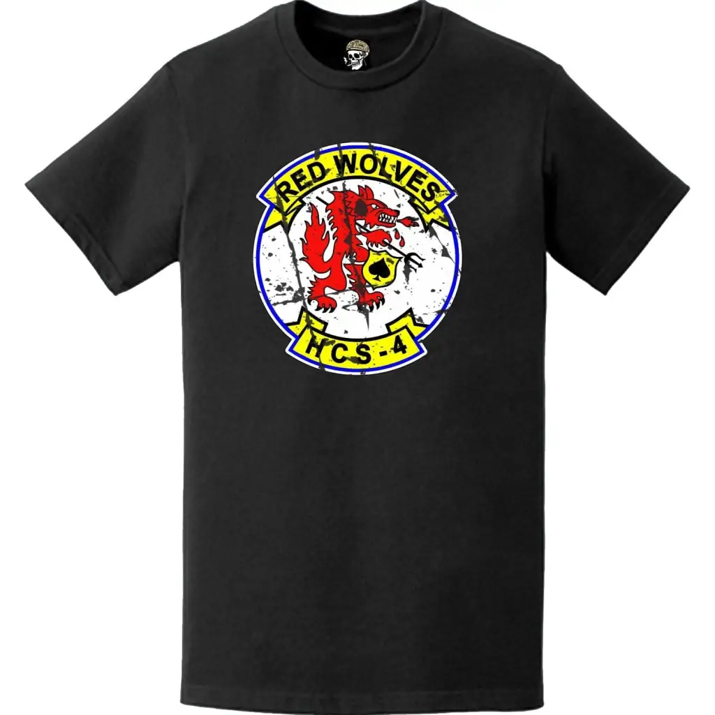 Distressed Helicopter Combat Support Squadron 4 (HCS-4) T-Shirt