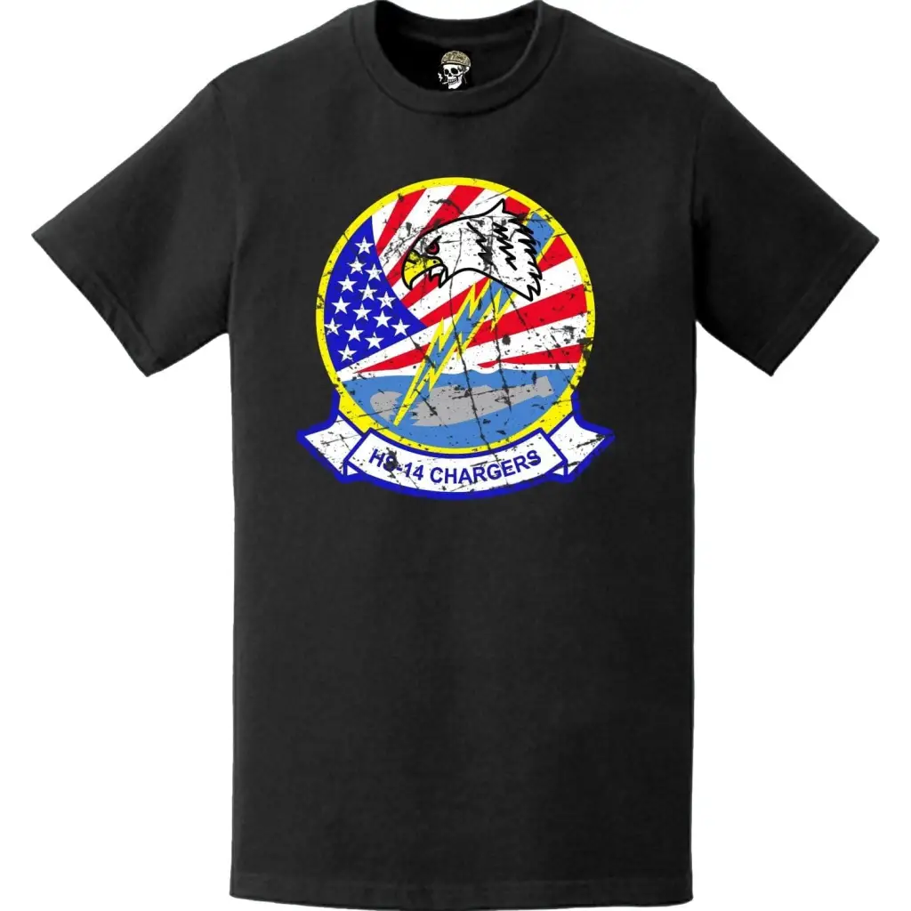 Distressed HS-14 "Chargers" Logo T-Shirt