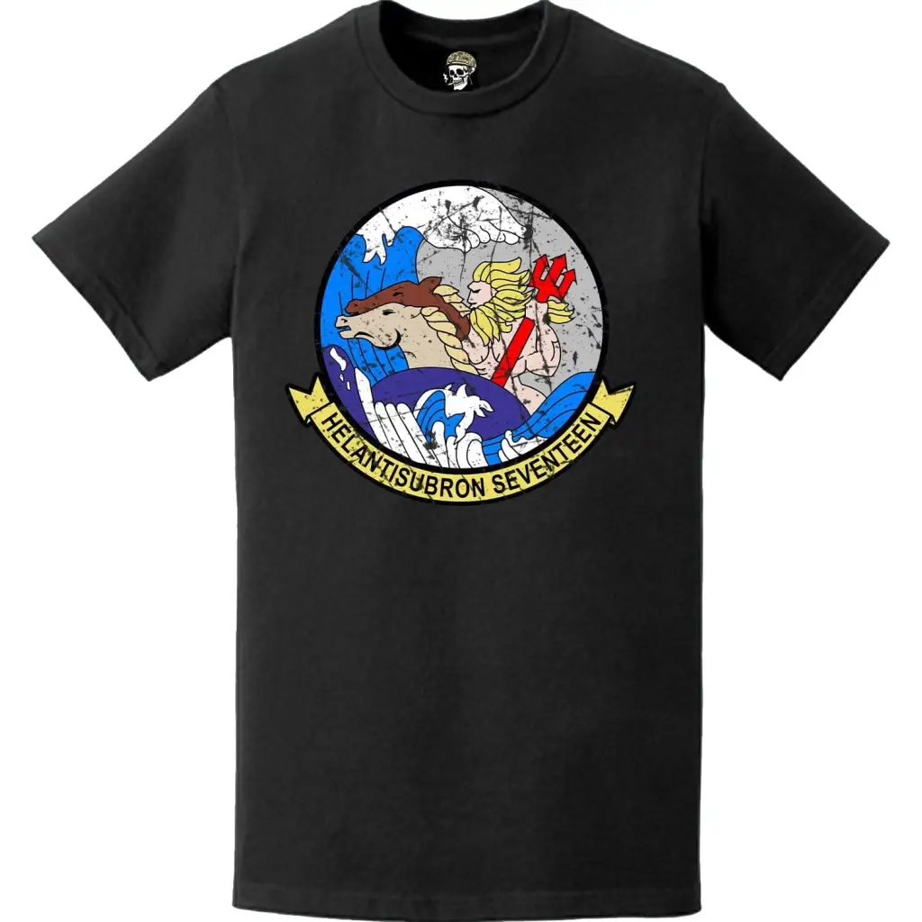 Distressed HS-17 "Neptune's Raiders" Logo T-Shirt