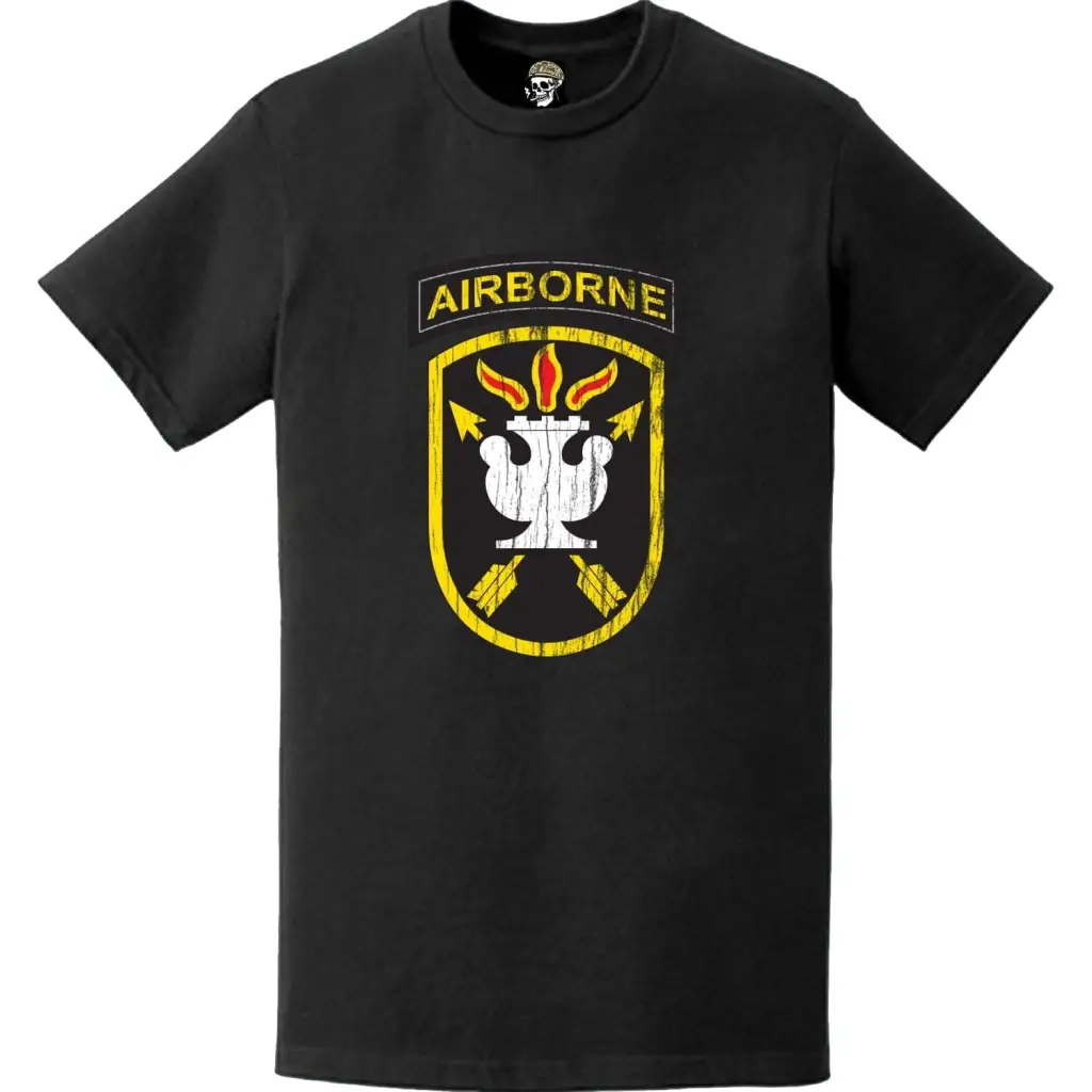 Distressed JFK Special Warfare Center (SWCS) SSI Emblem T-Shirt