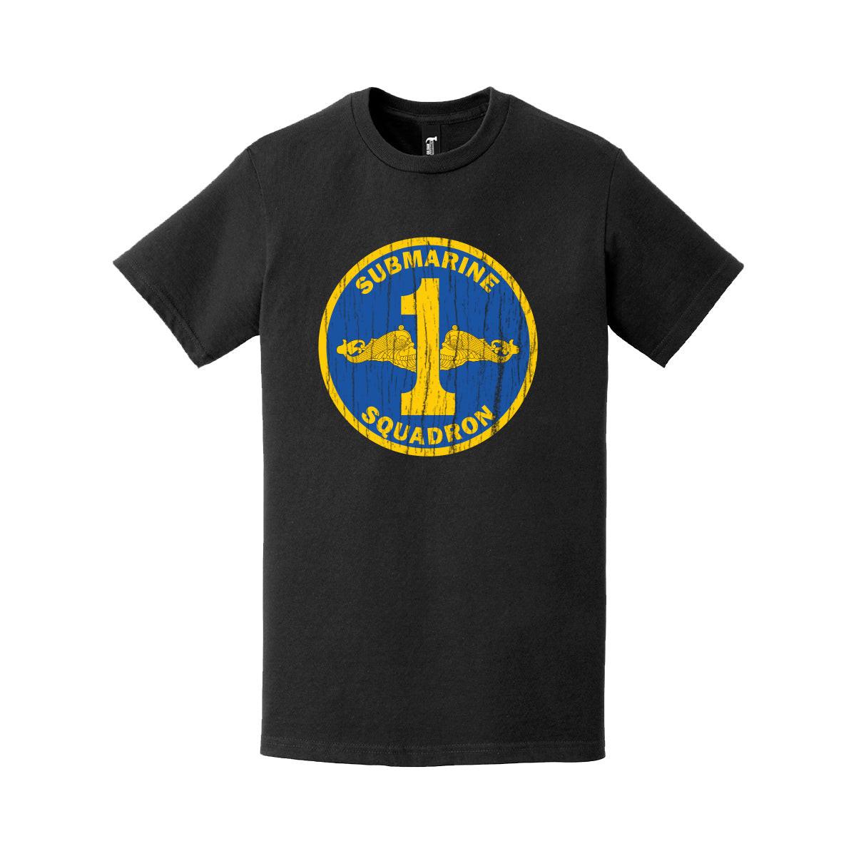 Distressed SUBRON 1 Logo Emblem Crest T-Shirt