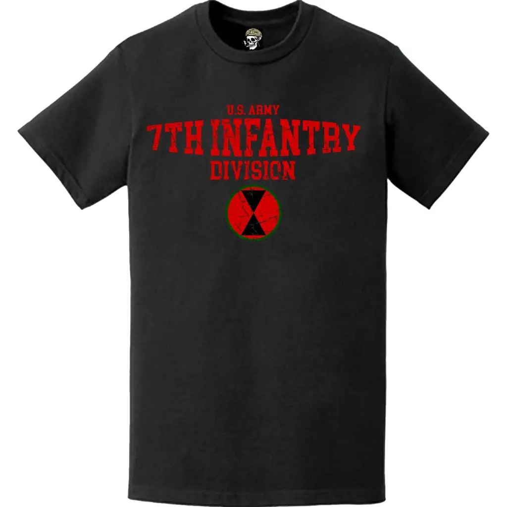 Distressed 7th Infantry Division (7th ID) Bulge T-Shirt