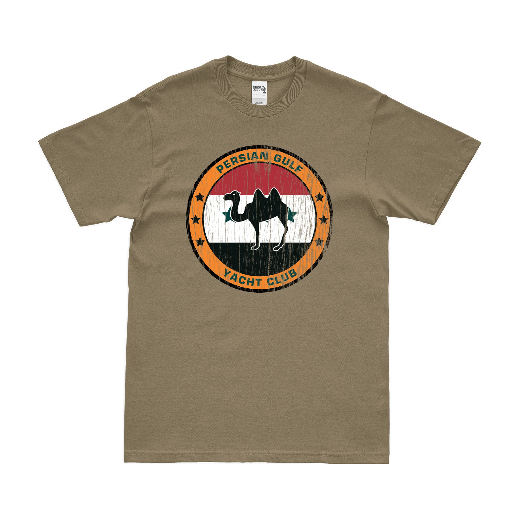 Distressed U.S. Navy Persian Gulf Yacht Club T-Shirt - Image 3