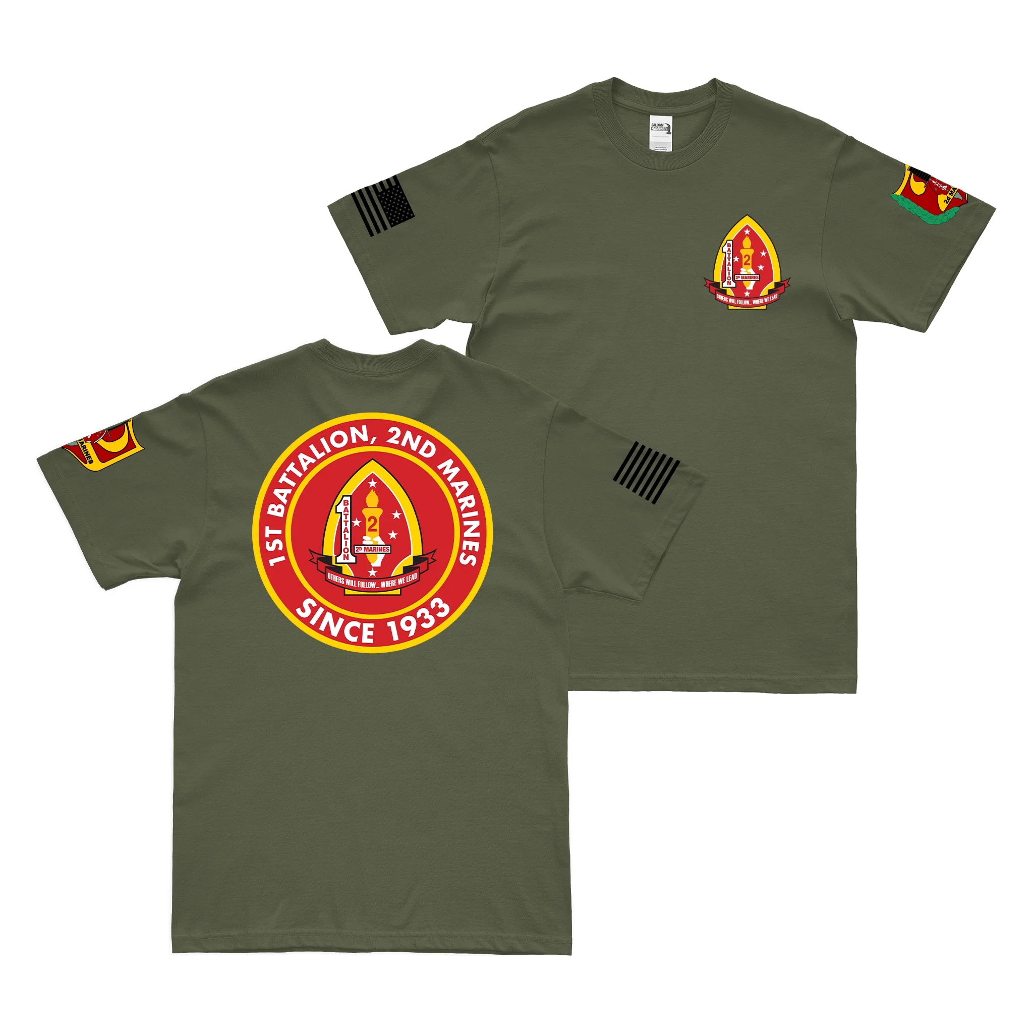 Double-Sided 1/2 Marines Since 1933 Legacy T-Shirt - Image 4