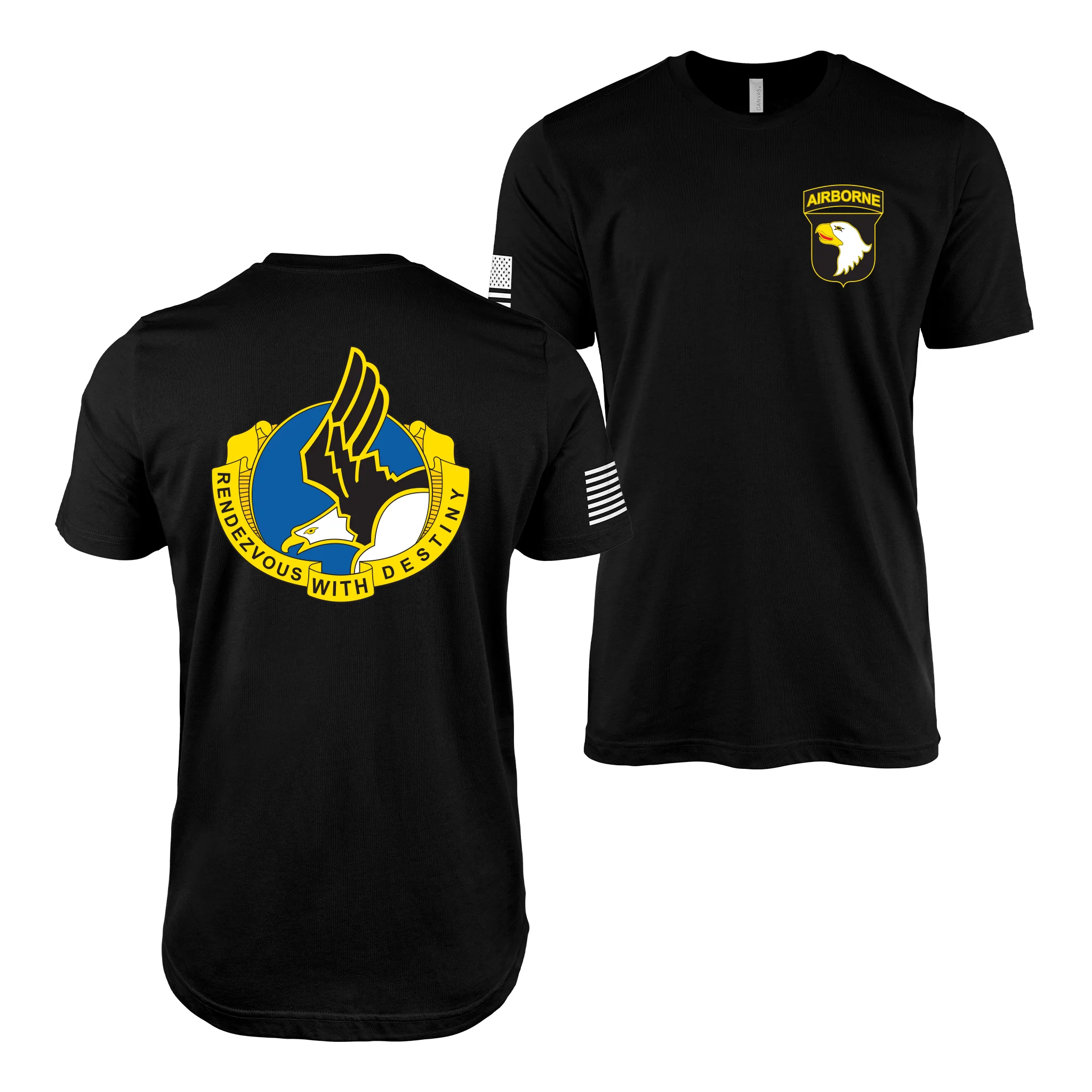 Double-Sided 101st Airborne Division DUI T-Shirt - Image 3