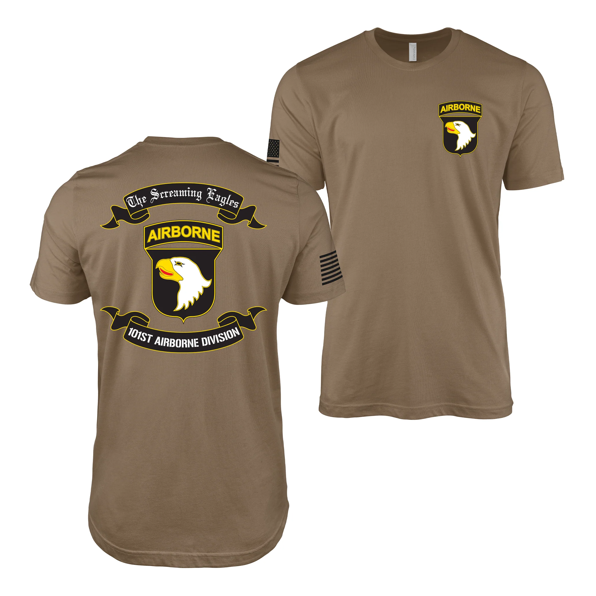 Double-Sided 101st Airborne Division Scroll T-Shirt - Image 4