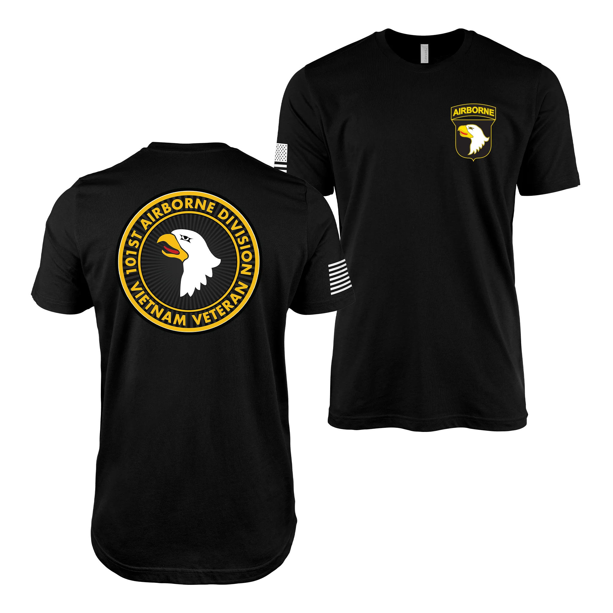 101st Airborne Division Vietnam Veteran Emblem T-Shirt - Image 4