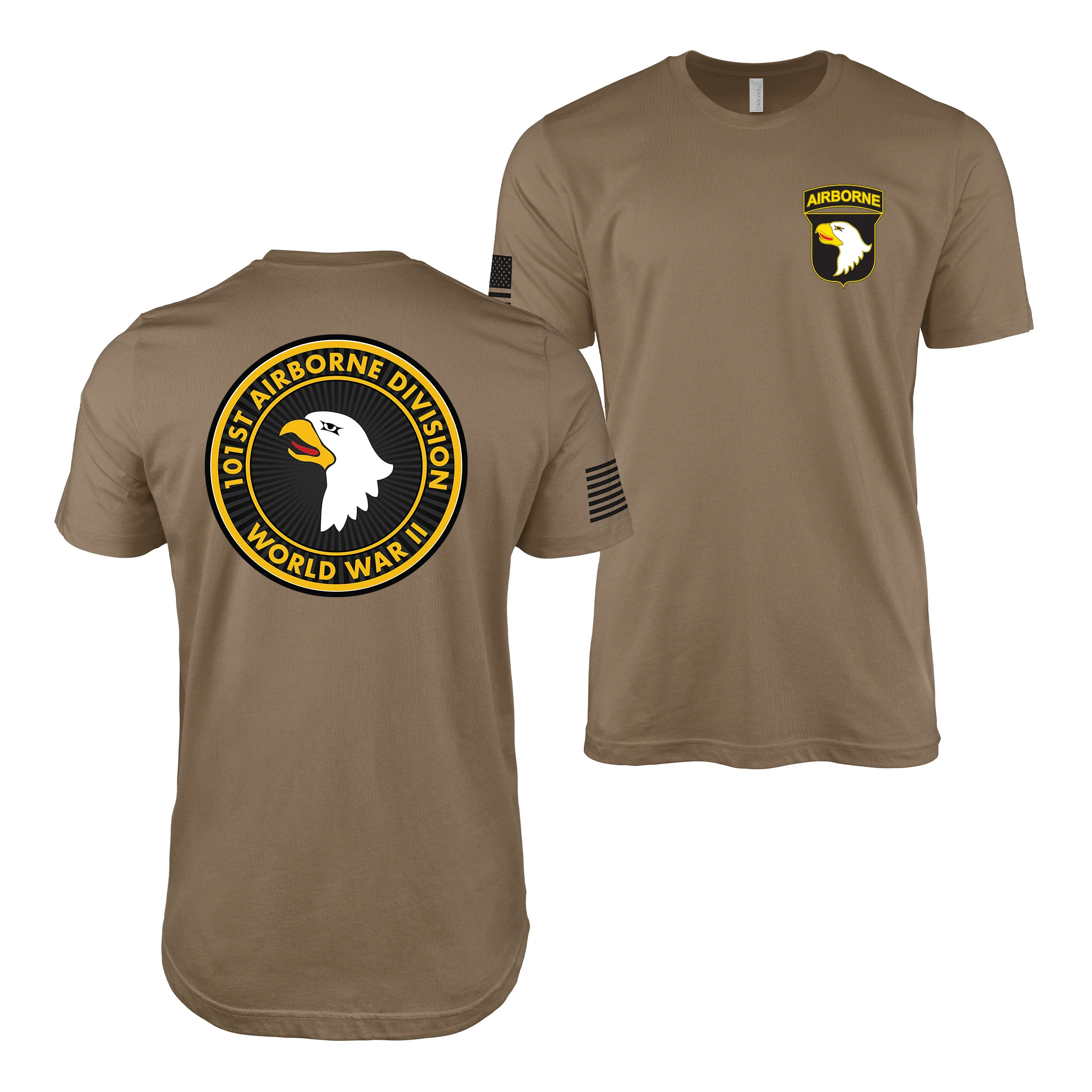101st Airborne Division WW2 Legacy Emblem T-Shirt - Image 4