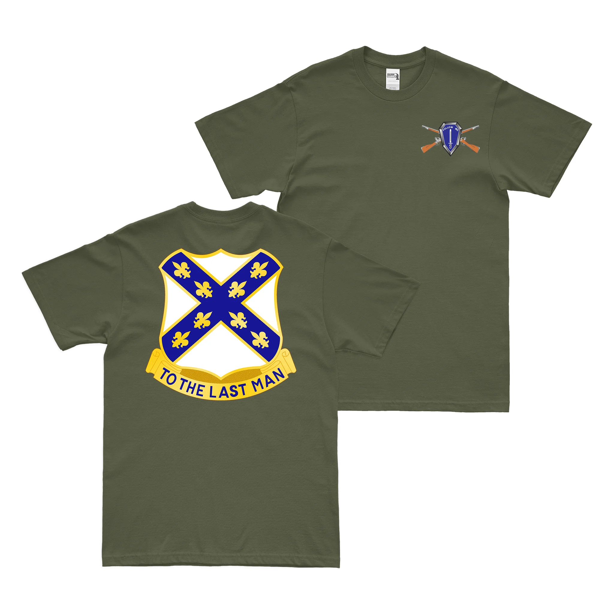 Double-Sided 103rd Infantry Regiment T-Shirt - Image 2