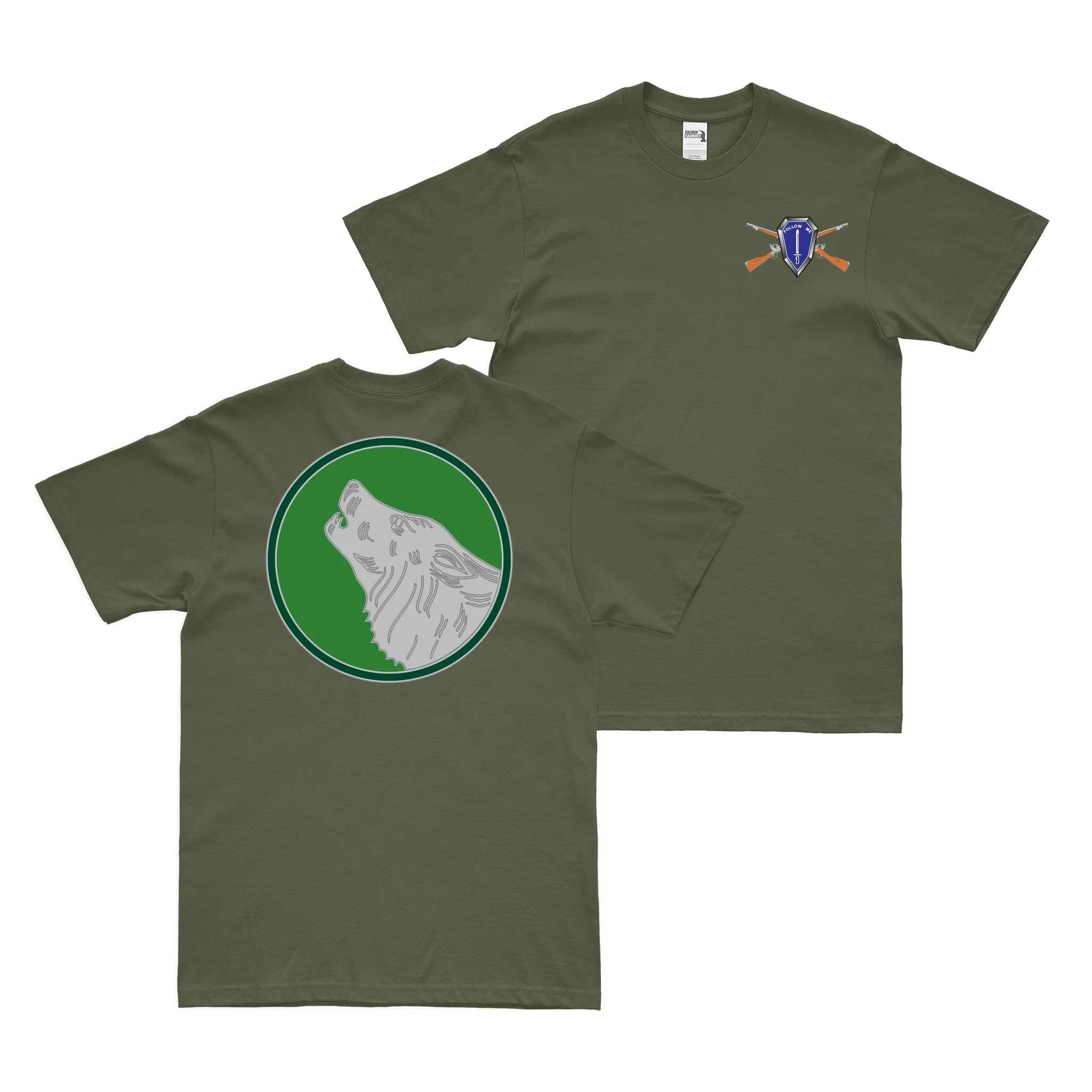 Double-Sided 104th Infantry Division CSIB T-Shirt - Image 2