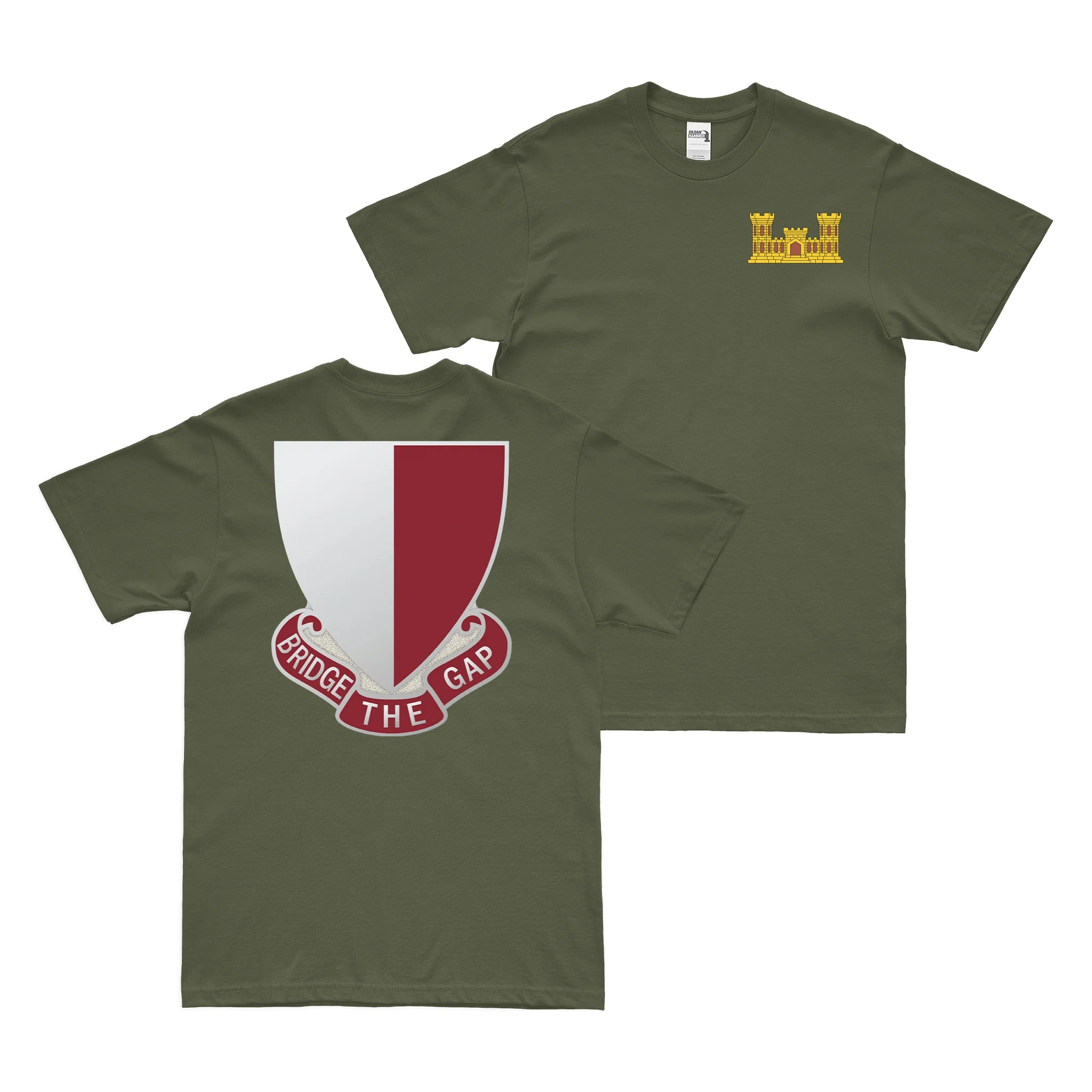 Double-Sided 115th Engineer Battalion T-Shirt - Image 2
