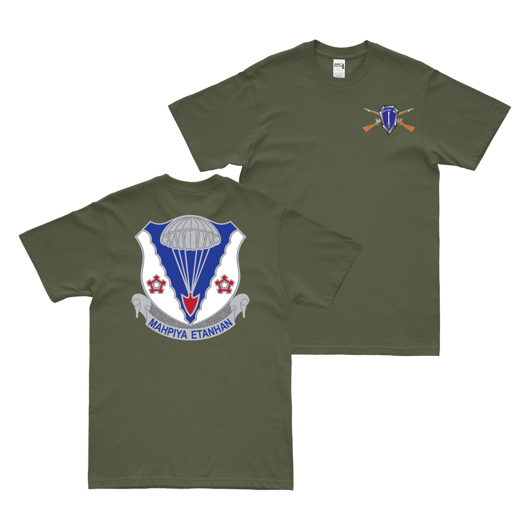 Double-Sided 134th Infantry Regiment T-Shirt - Image 2