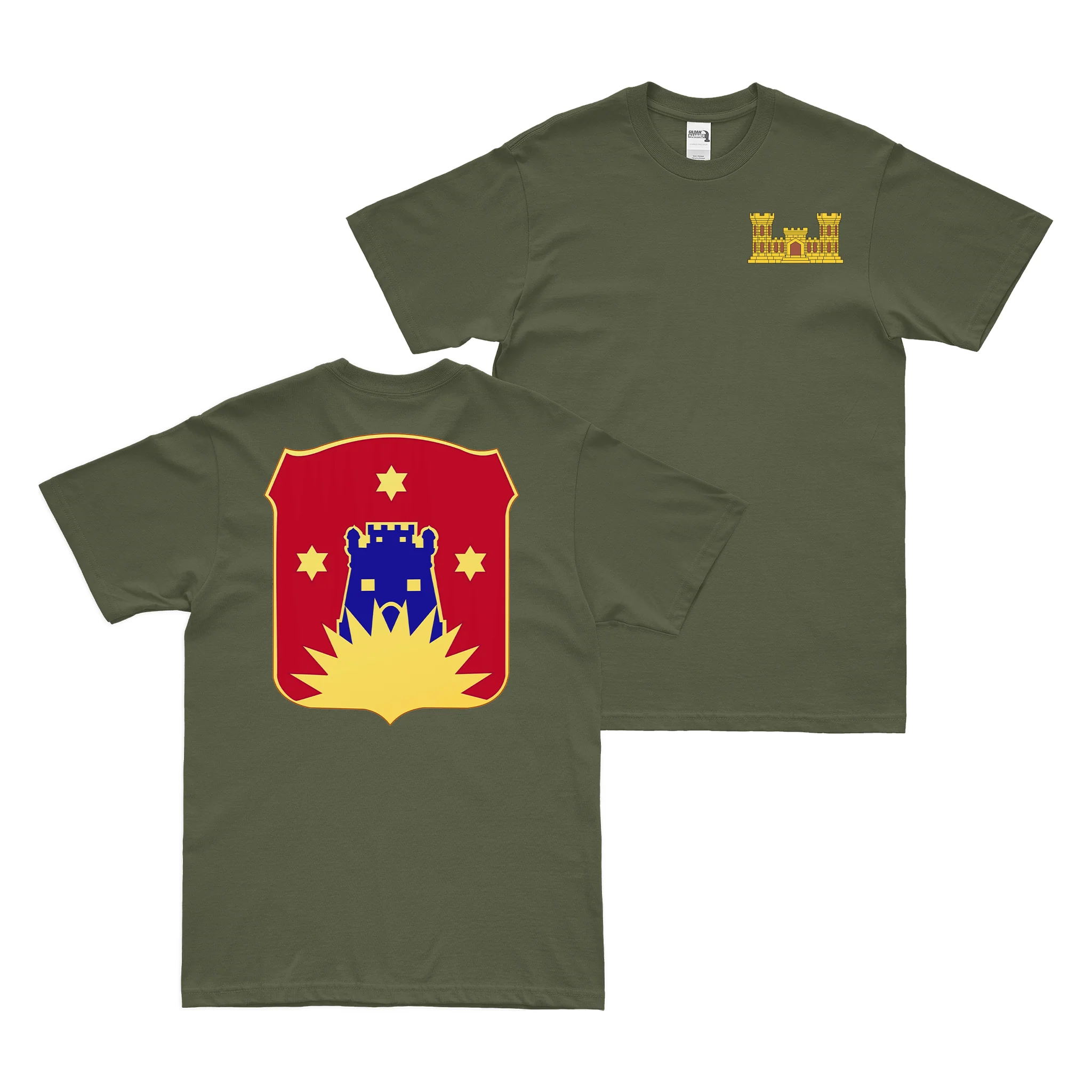 Double-Sided 141st Engineer Battalion T-Shirt - Image 2