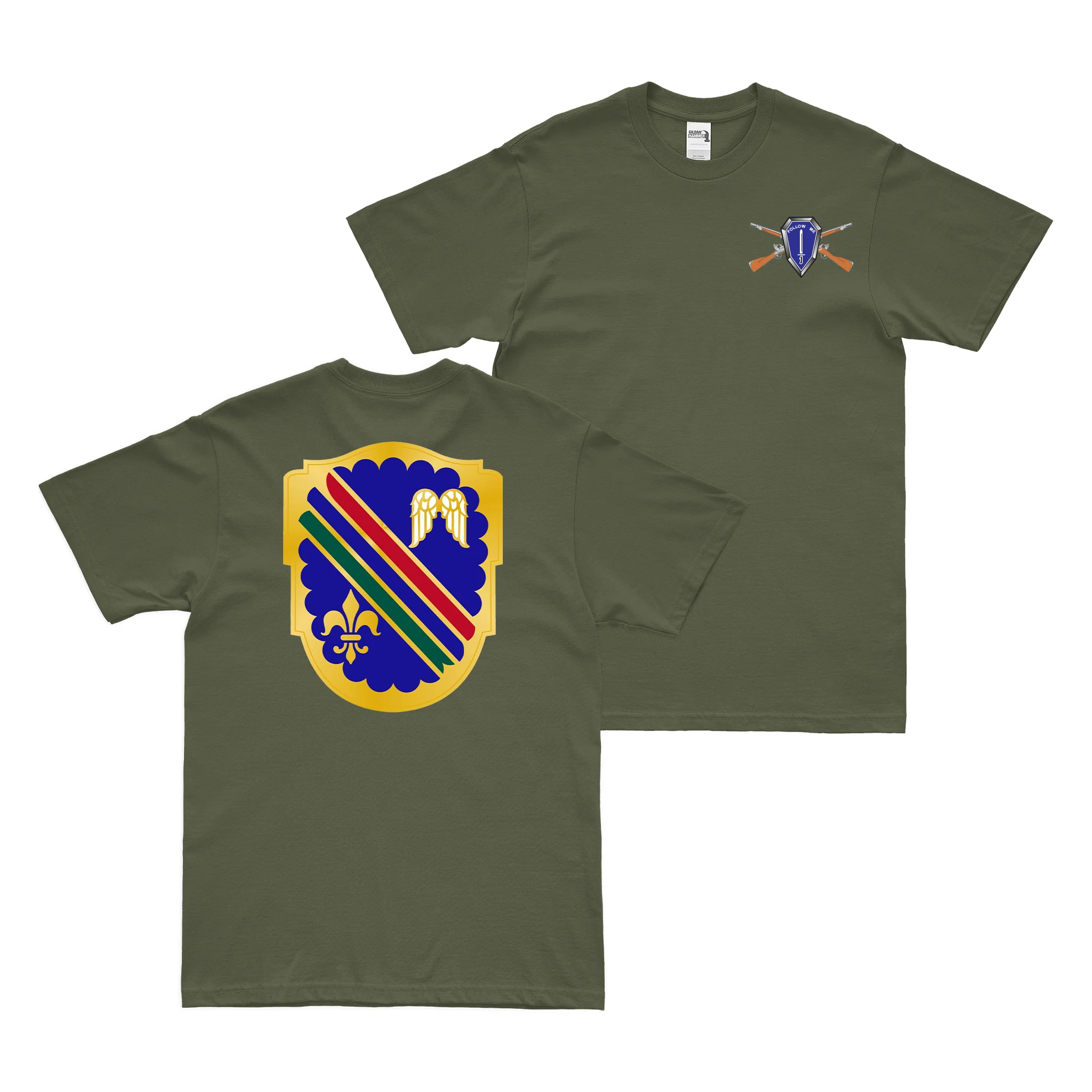 Double-Sided 160th Infantry Regiment T-Shirt - Image 2