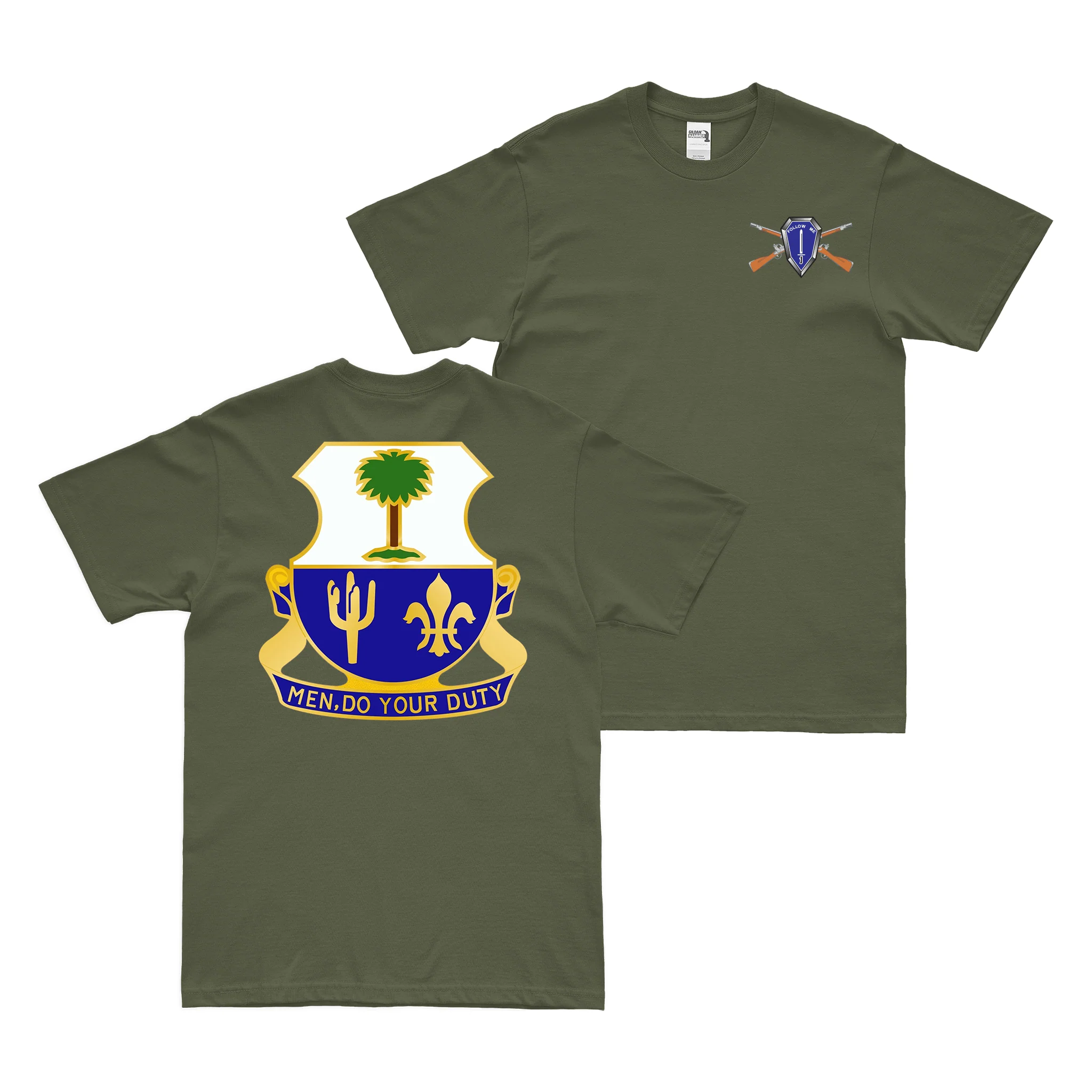 Double-Sided 163rd Infantry Regiment T-Shirt - Image 2