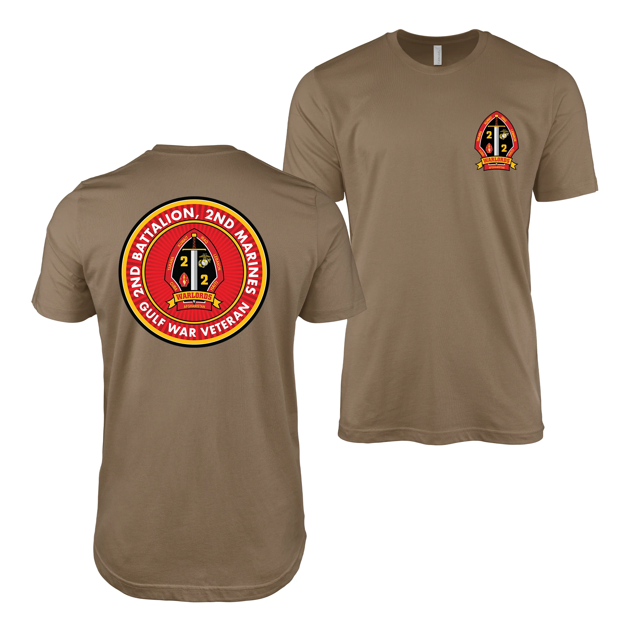 Double-Sided 2/2 Marines Gulf War Veteran T-Shirt - Image 3