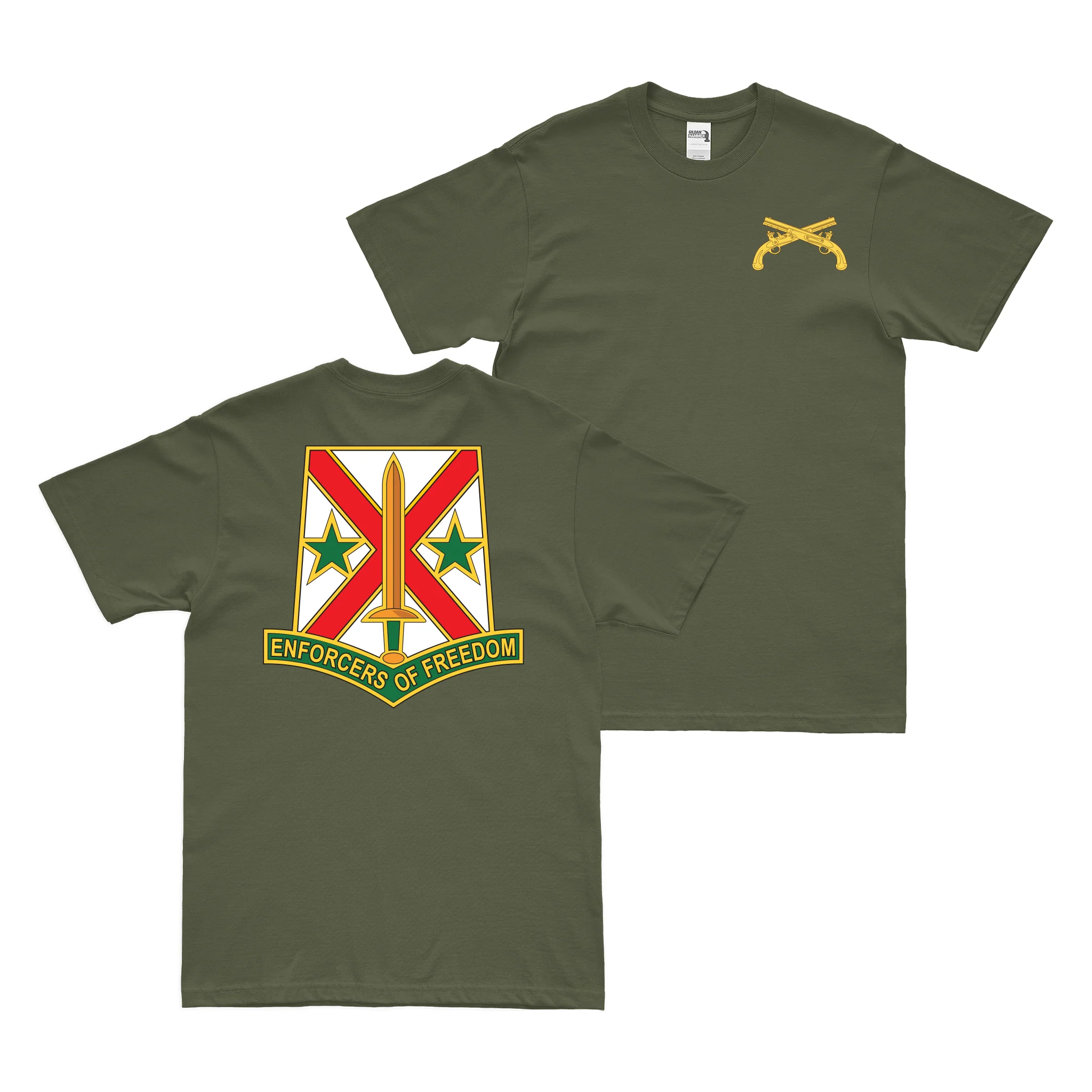 Double-Sided 203rd Military Police Battalion T-Shirt - Image 2