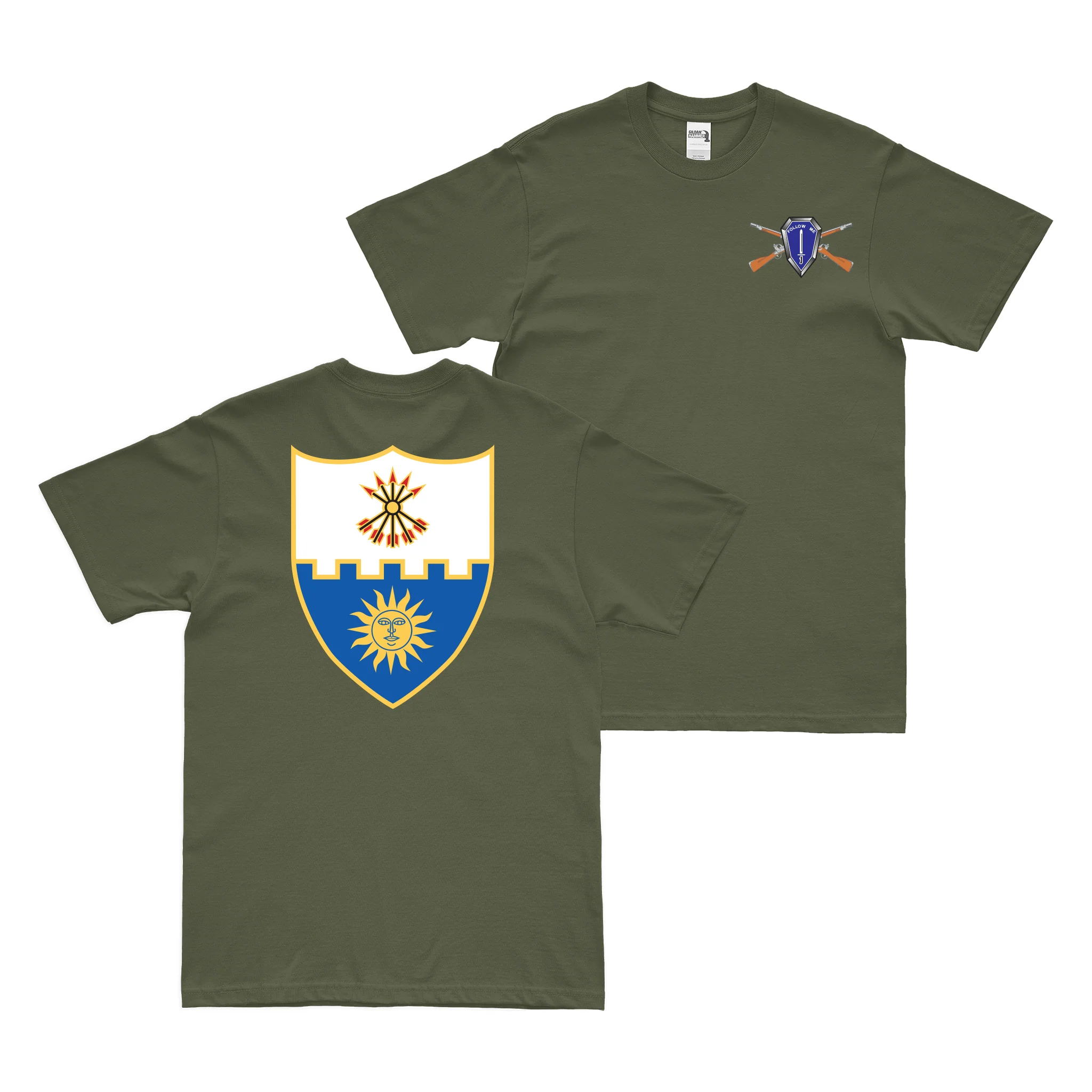 Double-Sided 22nd Infantry Regiment T-Shirt - Image 2