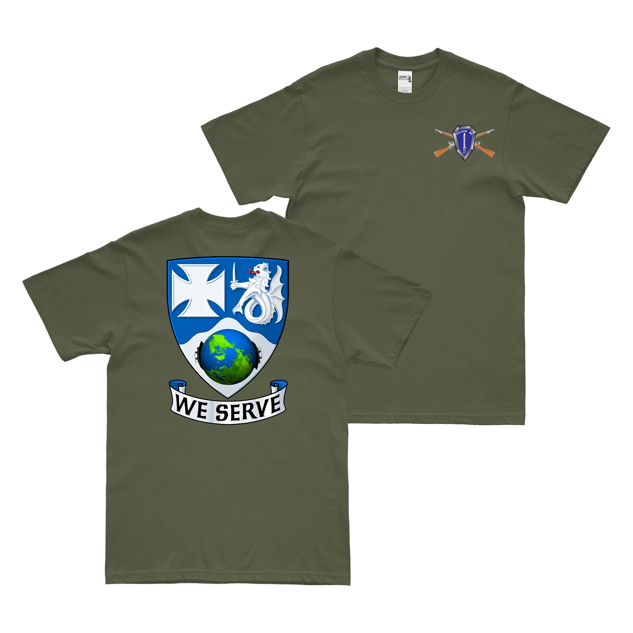 Double-Sided 23rd Infantry Regiment T-Shirt - Image 2
