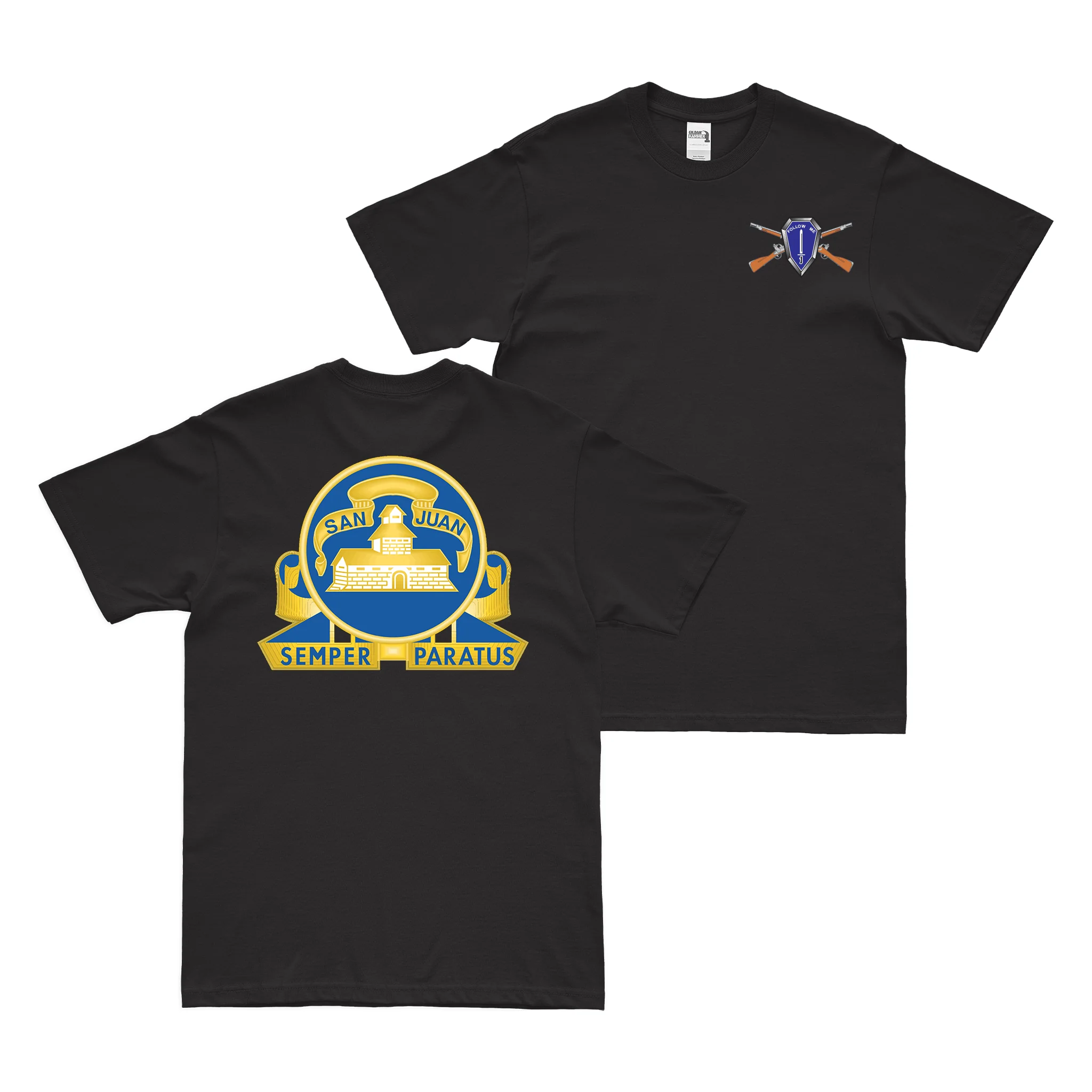 Double-Sided 24th Infantry Regiment T-Shirt