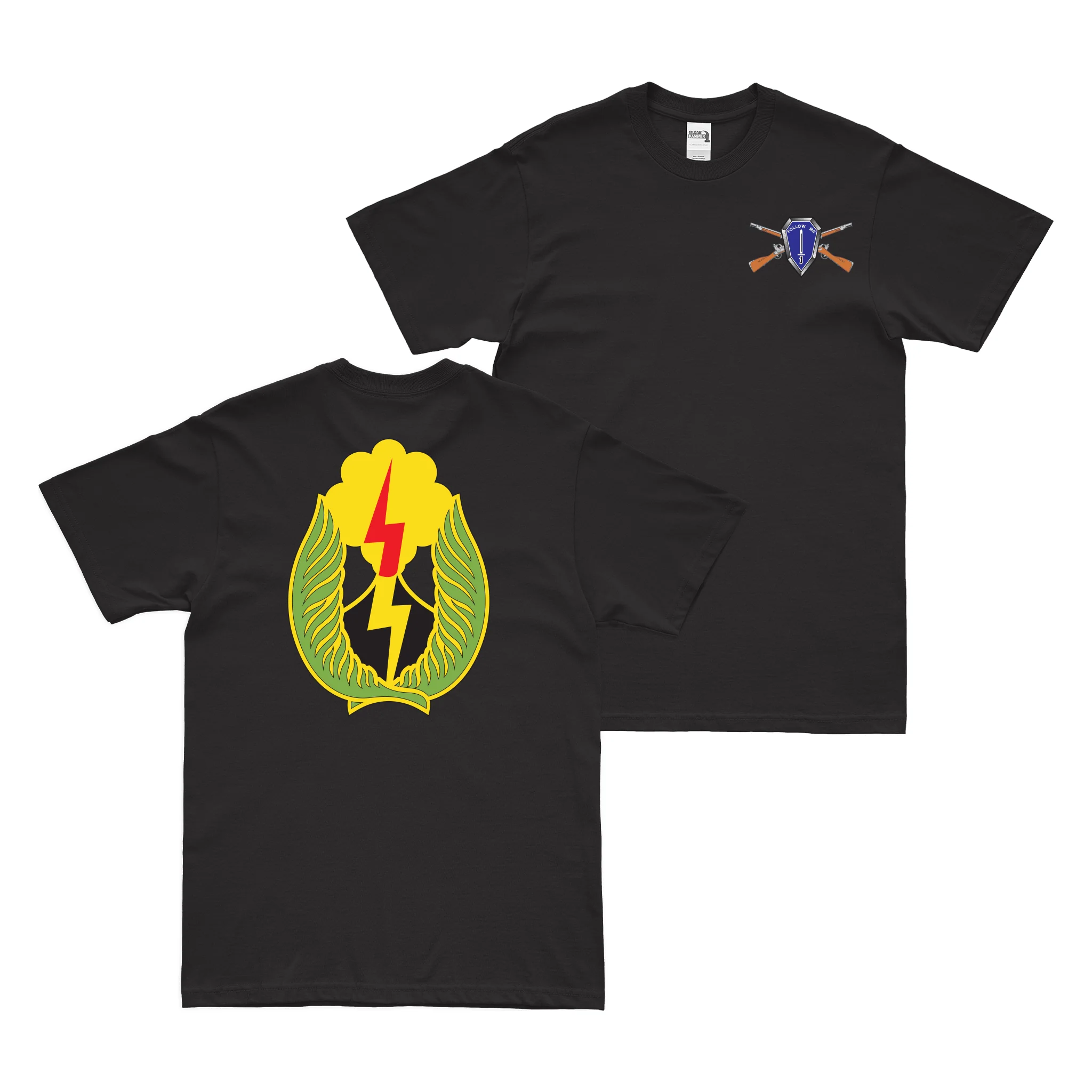 Double-Sided 25th Infantry Division DUI T-Shirt