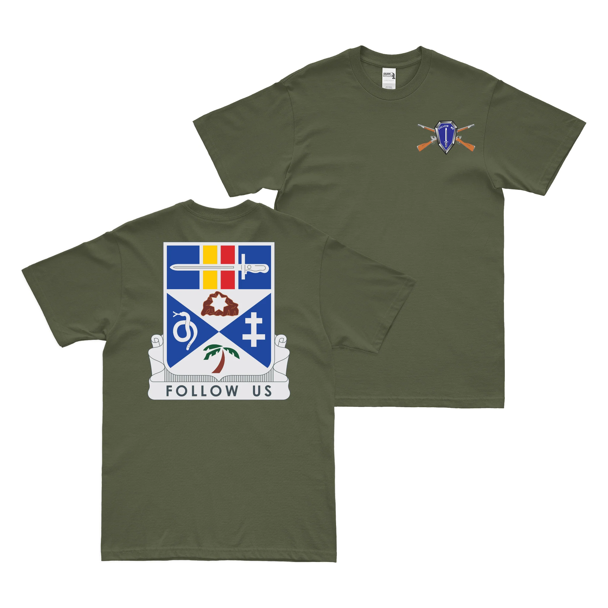 Double-Sided 293rd Infantry Regiment T-Shirt - Image 2