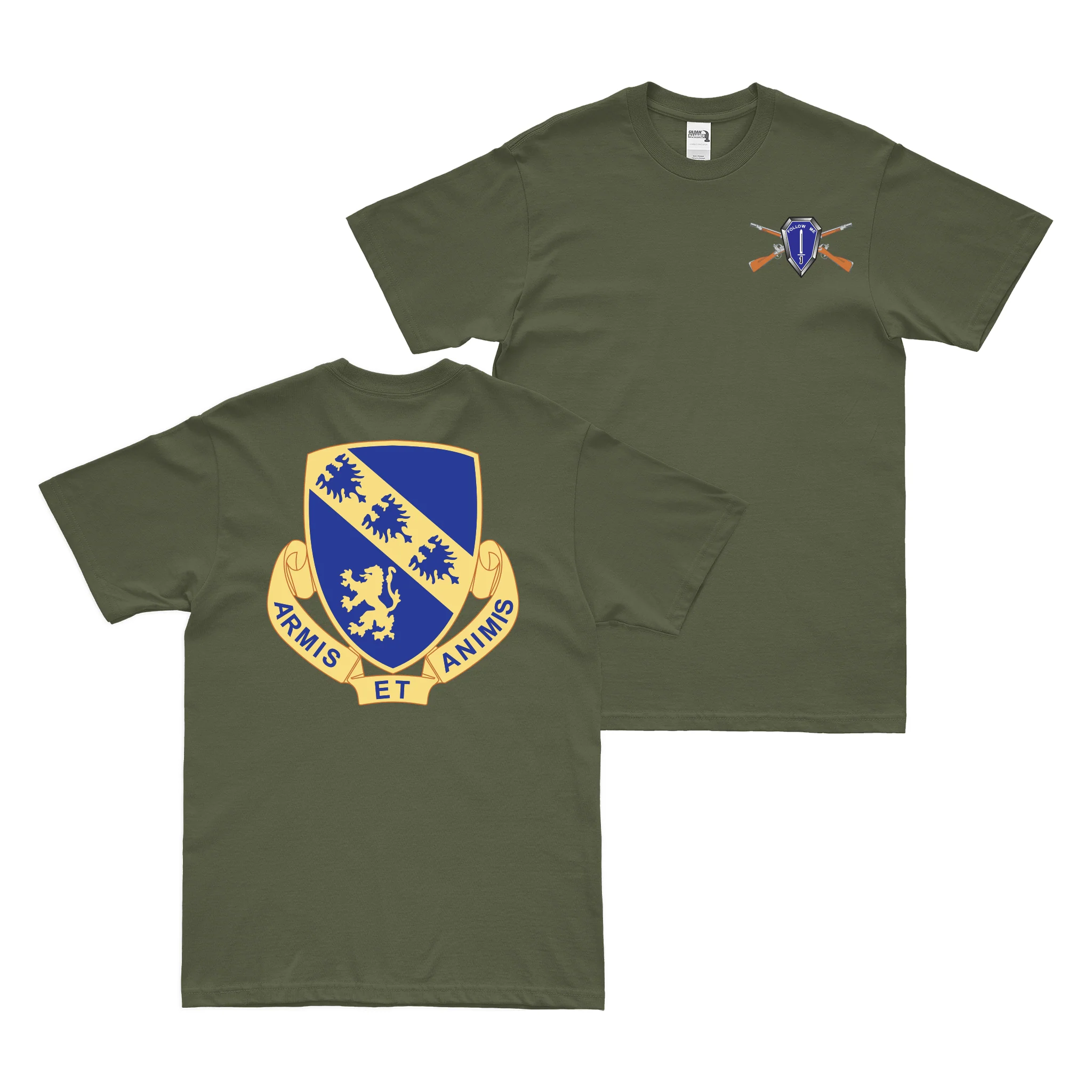 Double-Sided 317th Infantry Regiment T-Shirt - Image 2