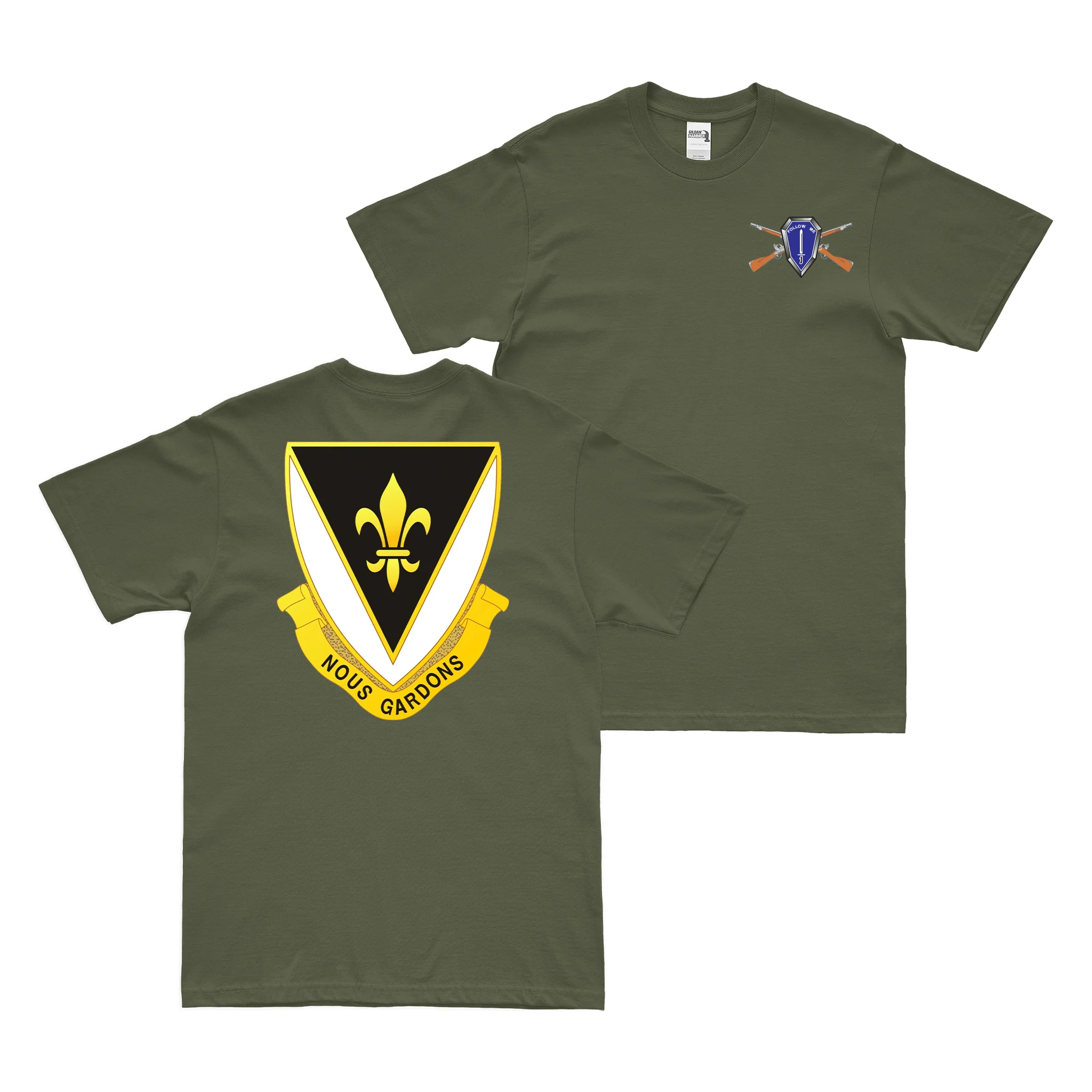 Double-Sided 329th Infantry Regiment T-Shirt - Image 2