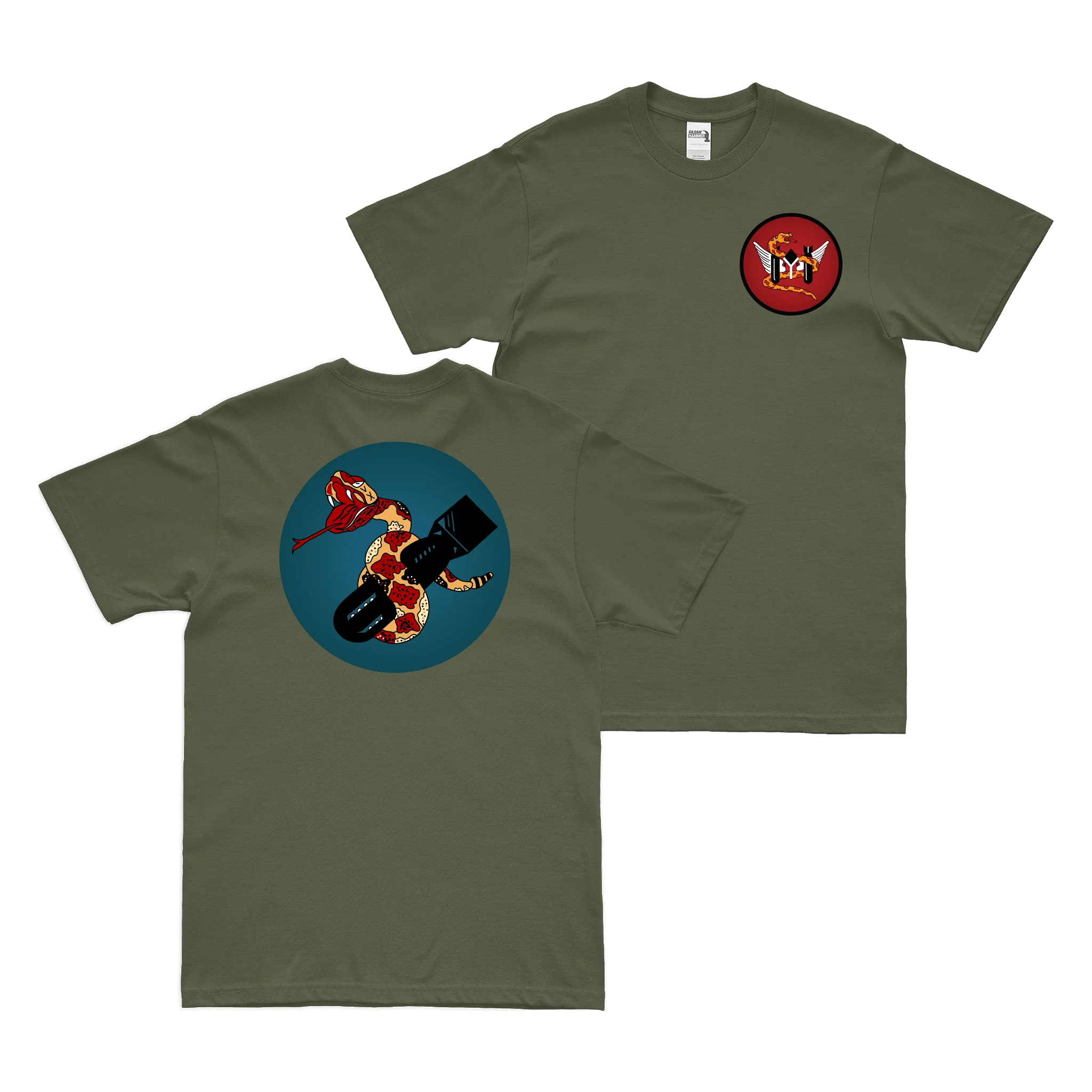 Double-Sided 346th Bomb Squadron - 99th BG T-Shirt - Image 2