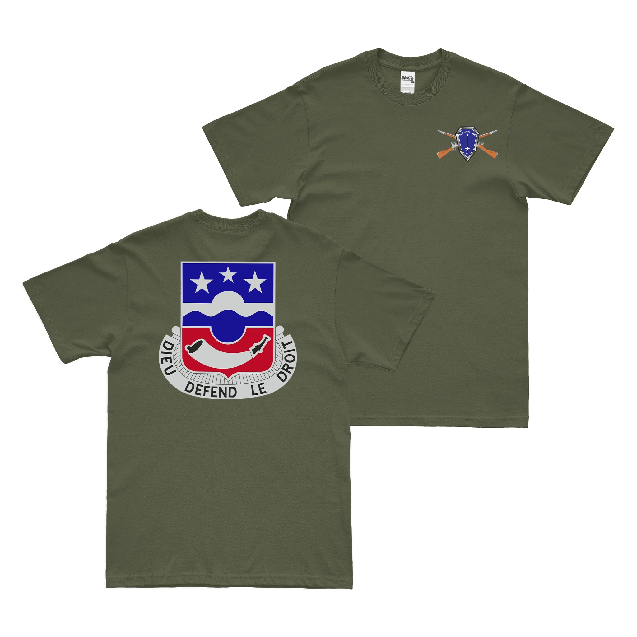 Double-Sided 380th Infantry Regiment T-Shirt - Image 2