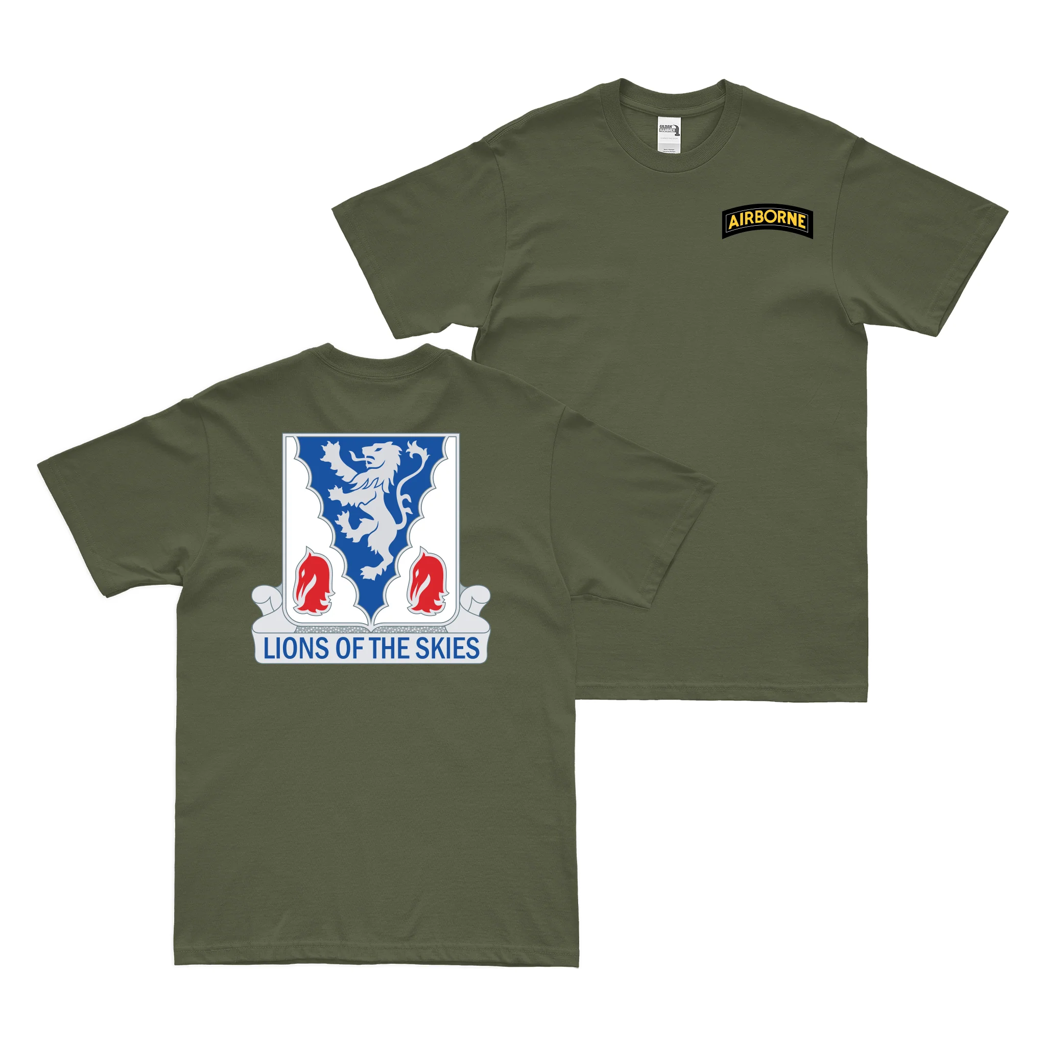 Double-Sided 401st Glider Infantry Regiment T-Shirt - Image 2
