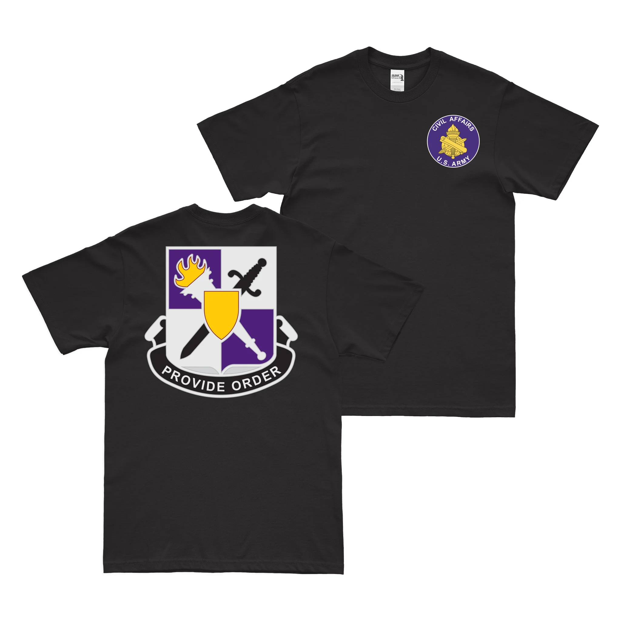 Double-Sided 402nd Civil Affairs Battalion T-Shirt