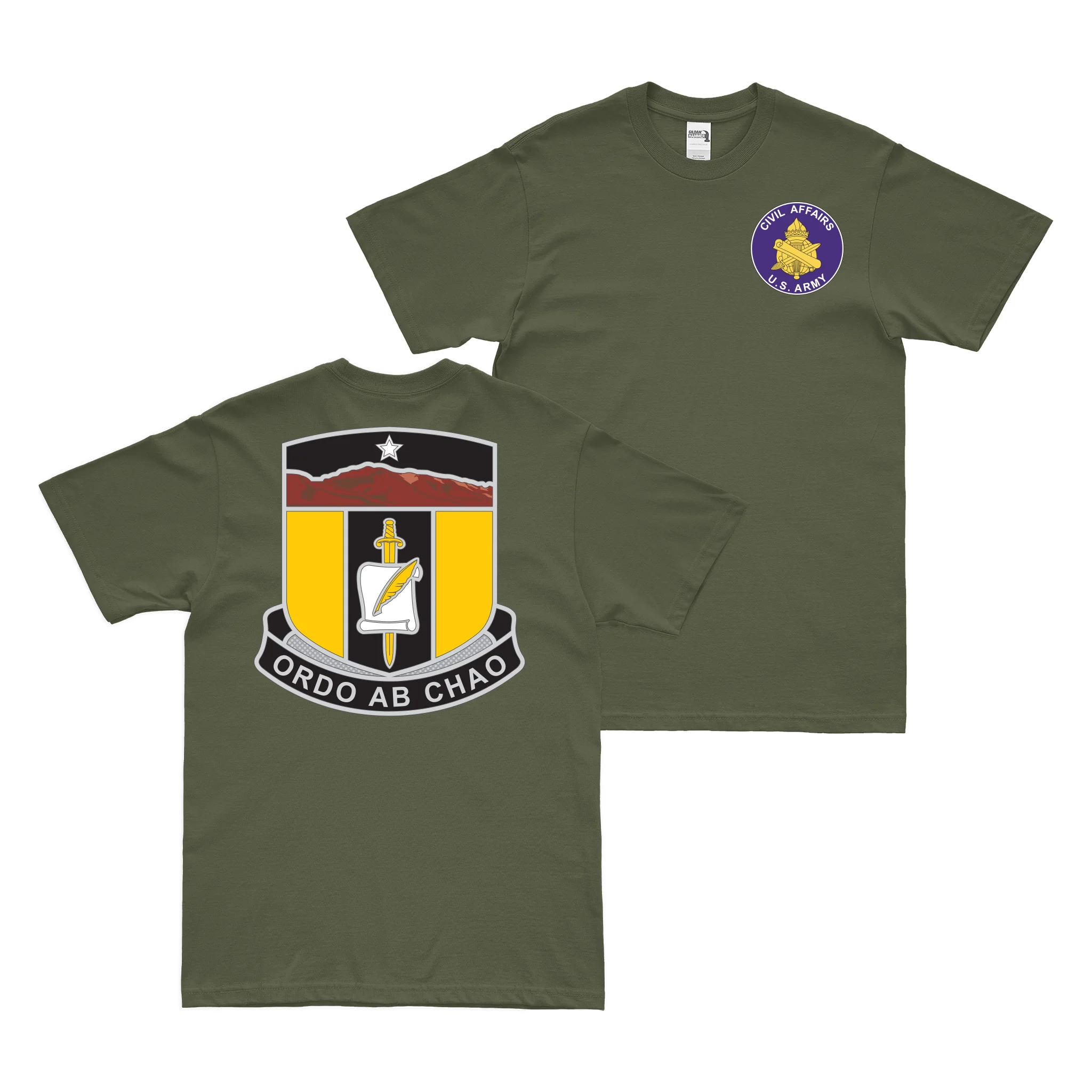 Double-Sided 410th Civil Affairs Battalion T-Shirt - Image 2