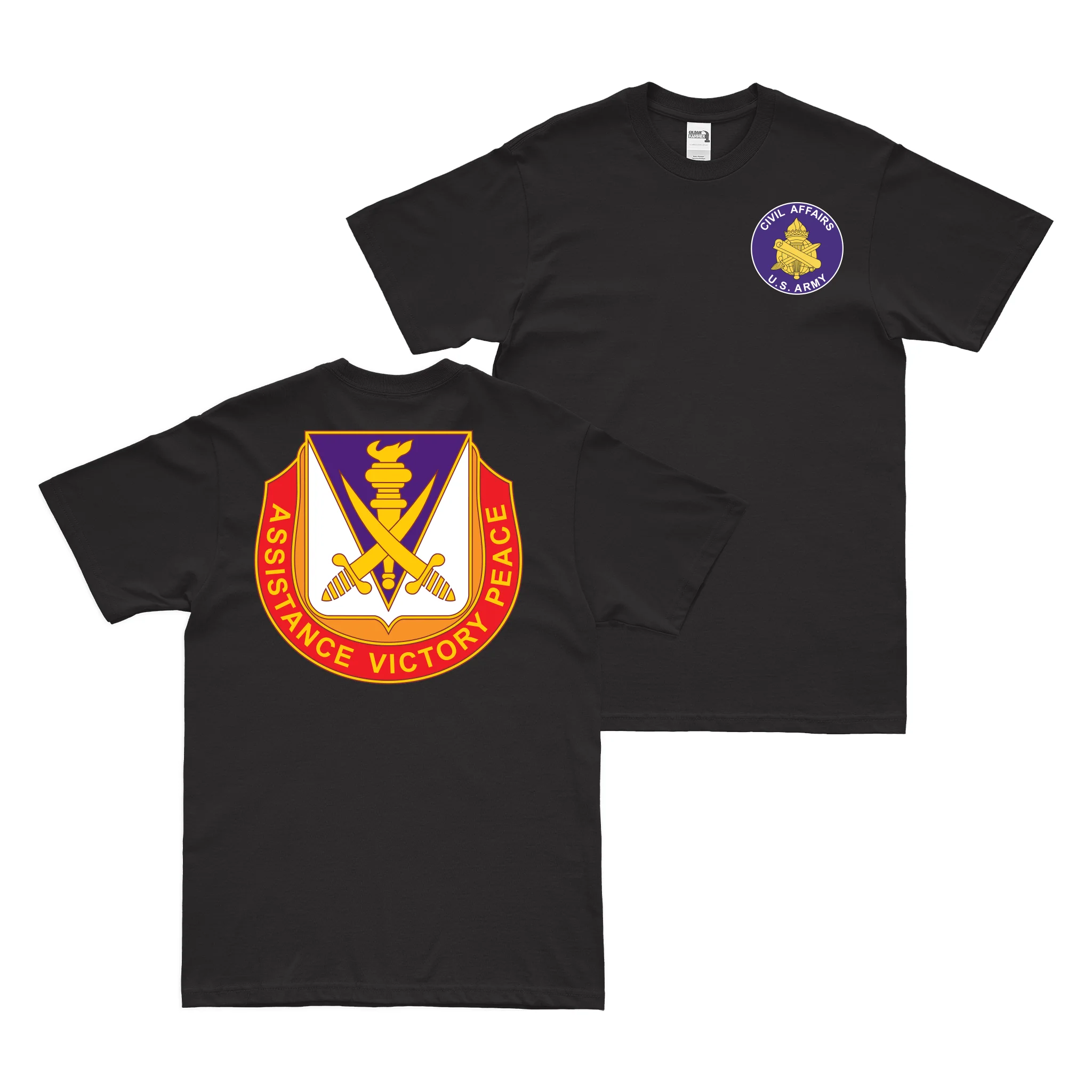 Double-Sided 411th Civil Affairs Battalion T-Shirt