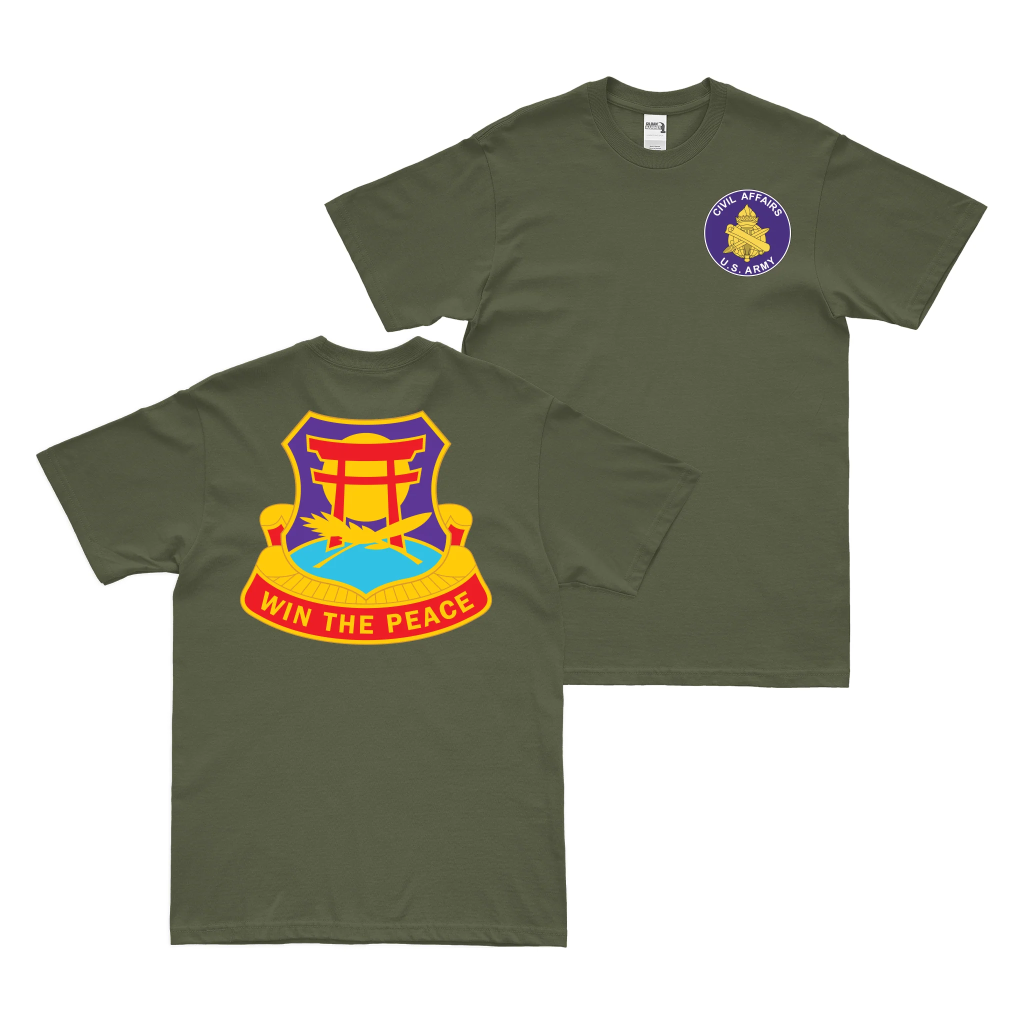 Double-Sided 425th Civil Affairs Battalion T-Shirt - Image 2