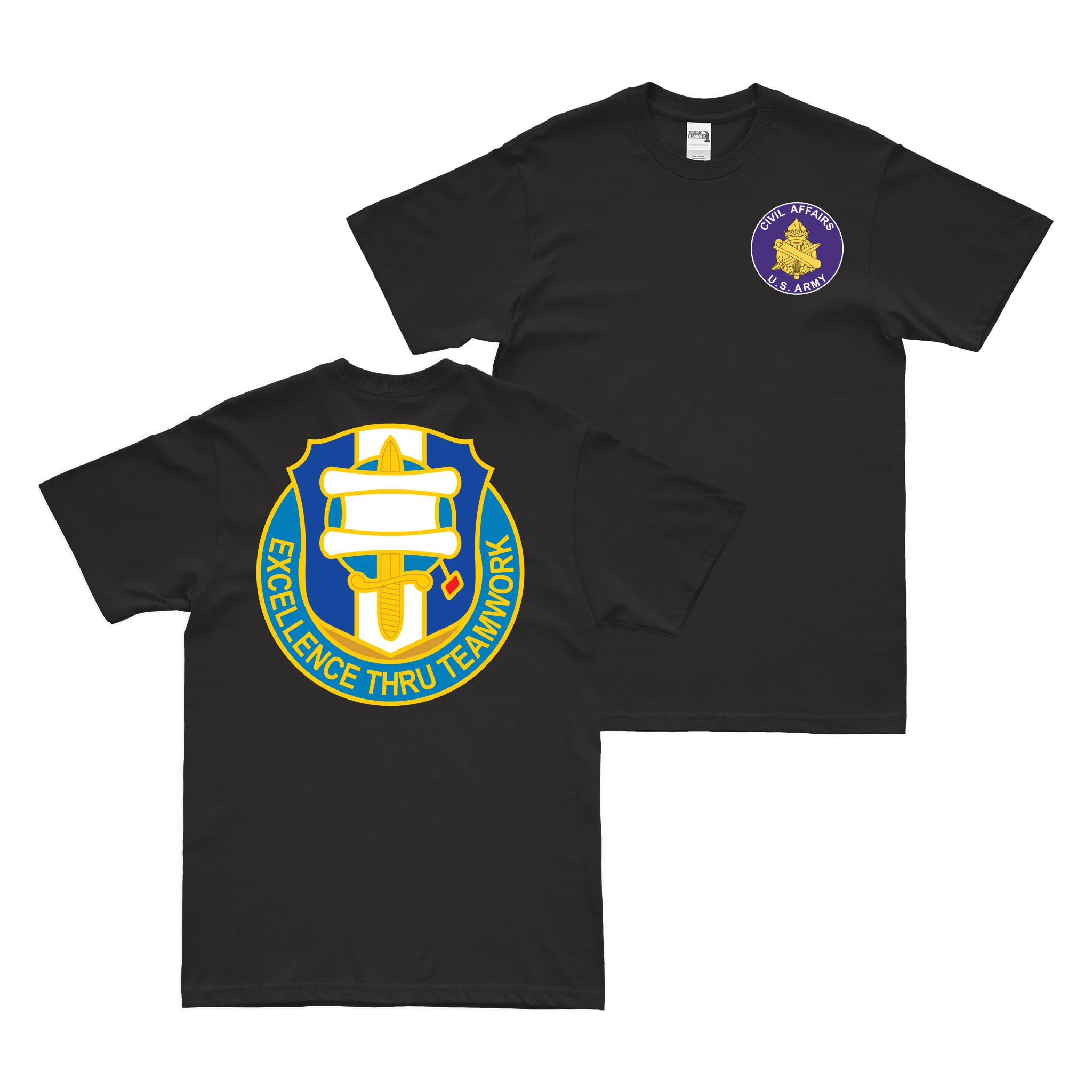 Double-Sided 448th Civil Affairs Battalion T-Shirt