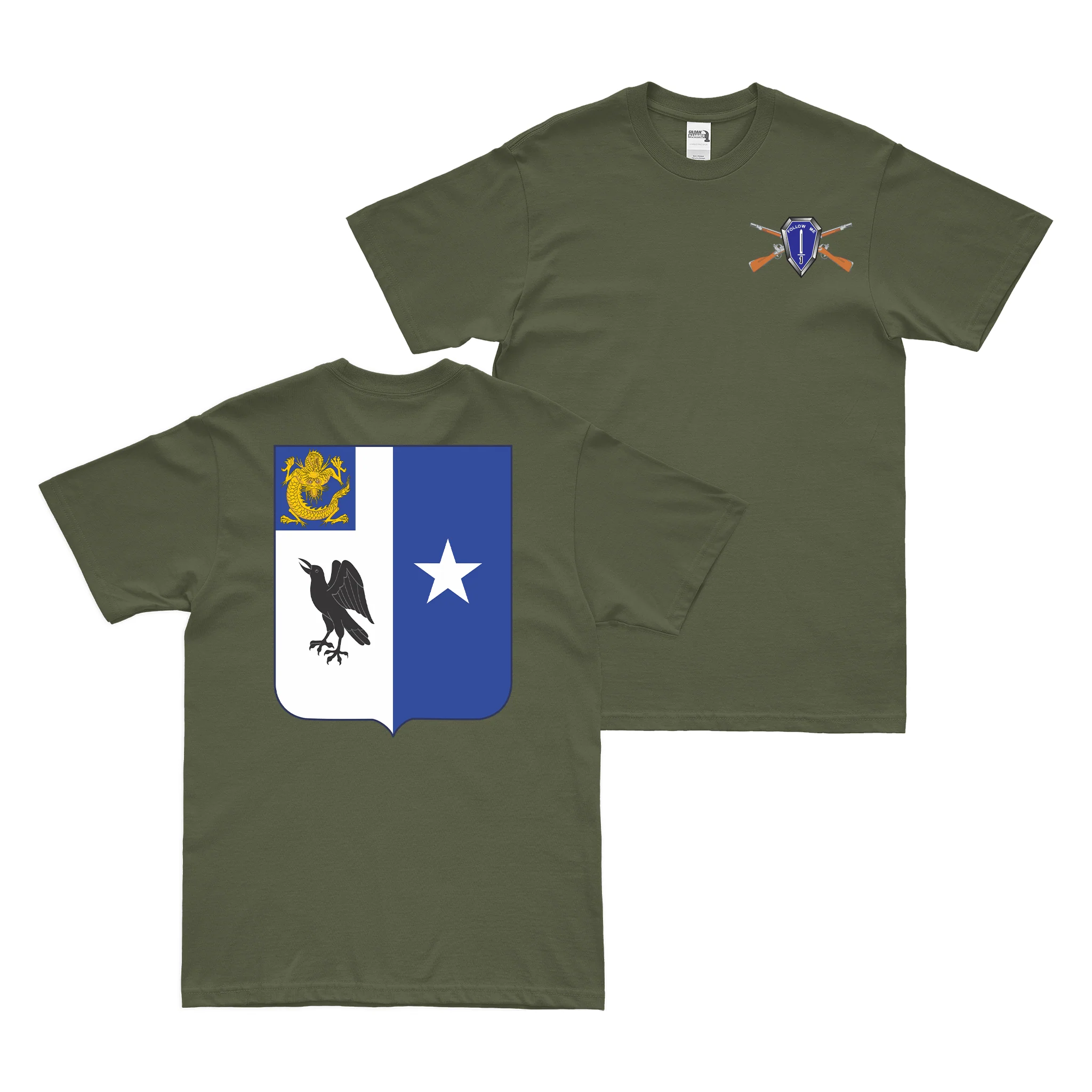 Double-Sided 44th Infantry Regiment T-Shirt - Image 2