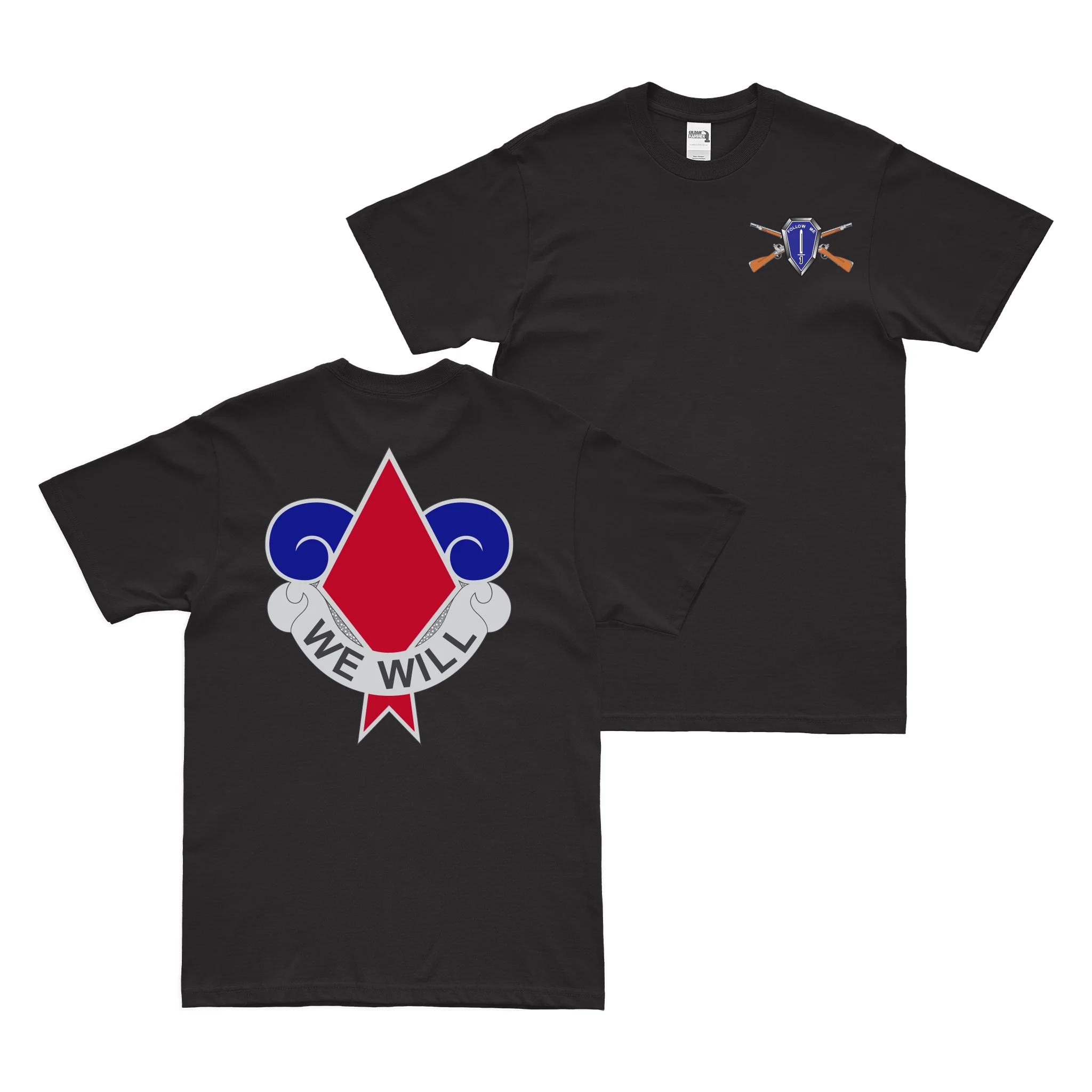 Double-Sided 5th Infantry Division DUI T-Shirt