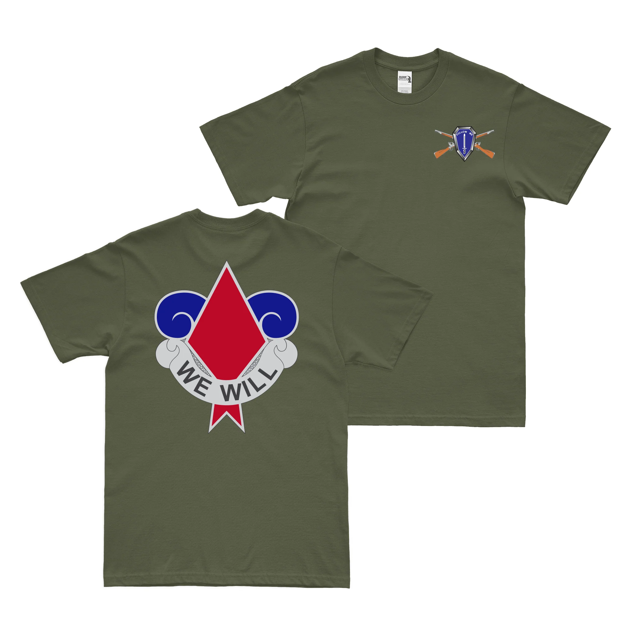 Double-Sided 5th Infantry Division DUI T-Shirt - Image 2