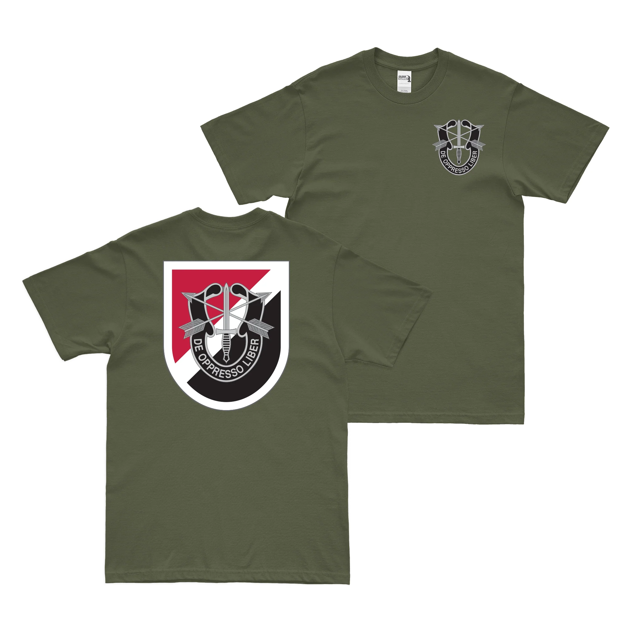 Double-Sided 6th Special Forces Group (6th SFG) Flash T-Shirt - Image 2