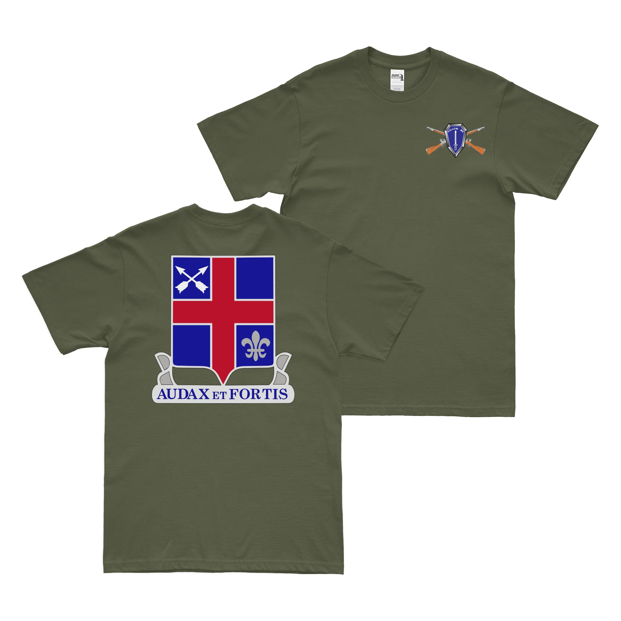 Double-Sided 74th Infantry Regiment T-Shirt - Image 2