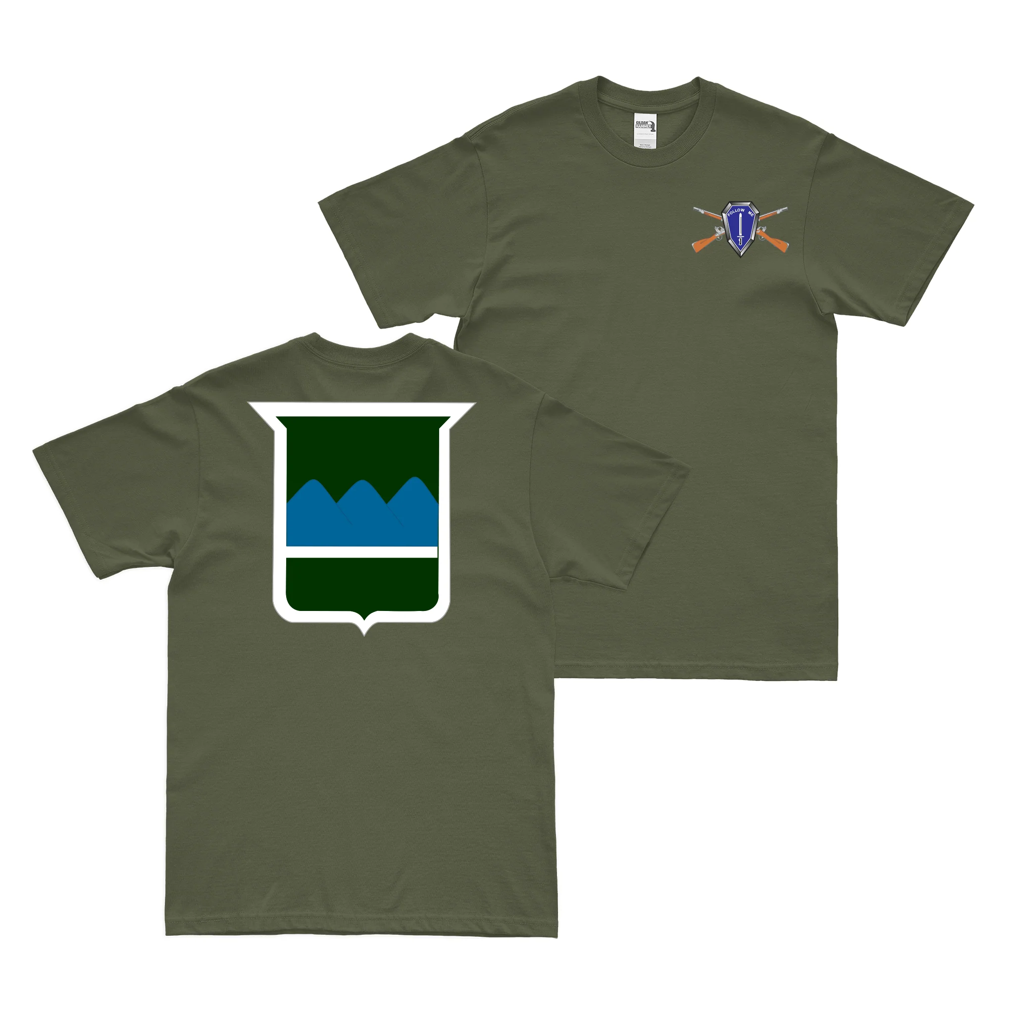 Double-Sided 80th Infantry Division T-Shirt - Image 2