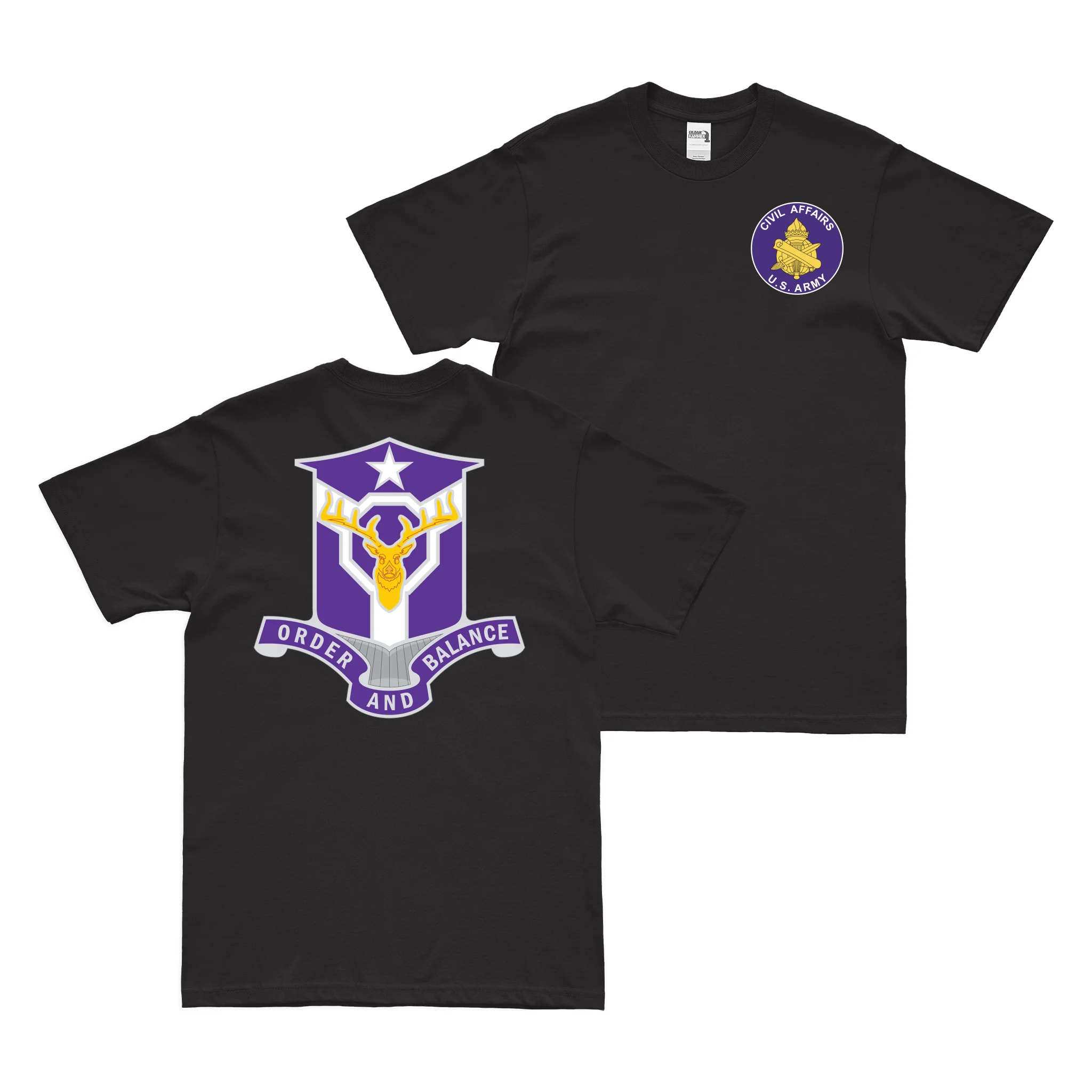 Double-Sided 83rd Civil Affairs Battalion T-Shirt