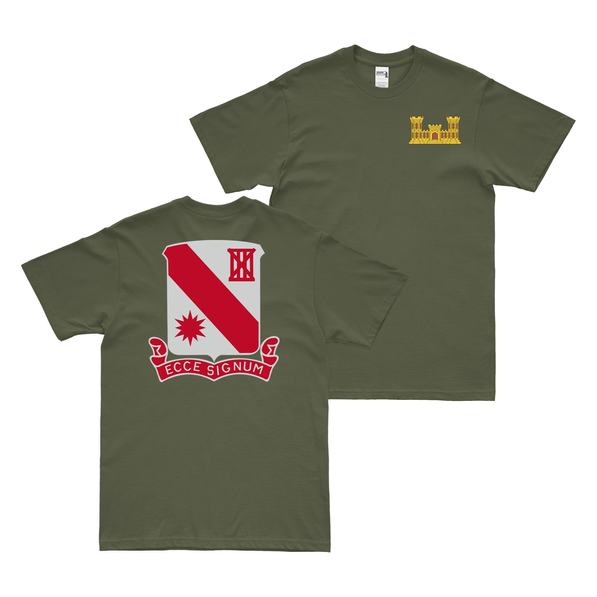 Double-Sided 96th Engineer Battalion Logo T-Shirt - Image 2