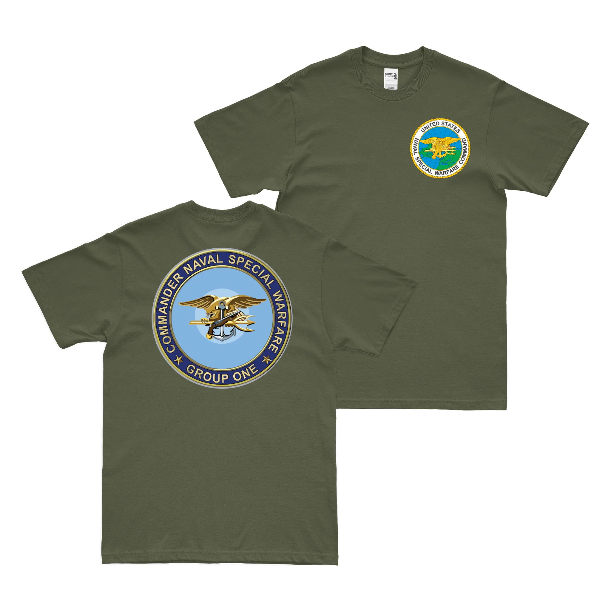 Double-Sided Naval Special Warfare Group 1 (NSWG-1) NSW T-Shirt - Image 2