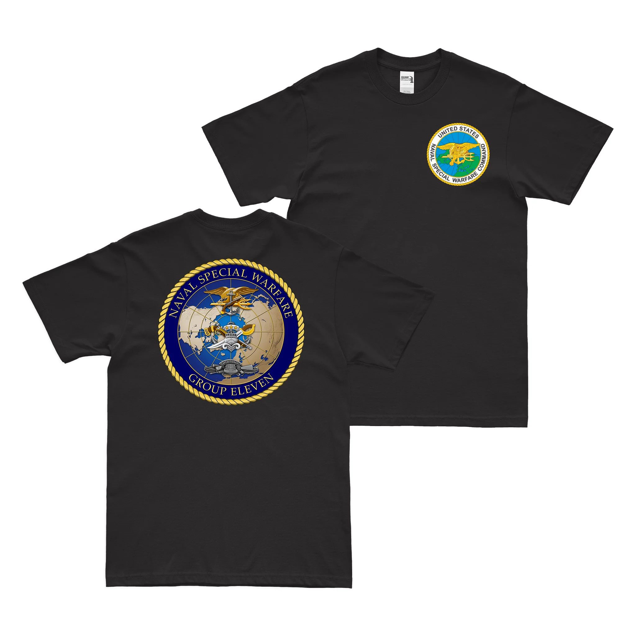 Double-Sided Naval Special Warfare Group 11 (NSWG-11) NSW T-Shirt