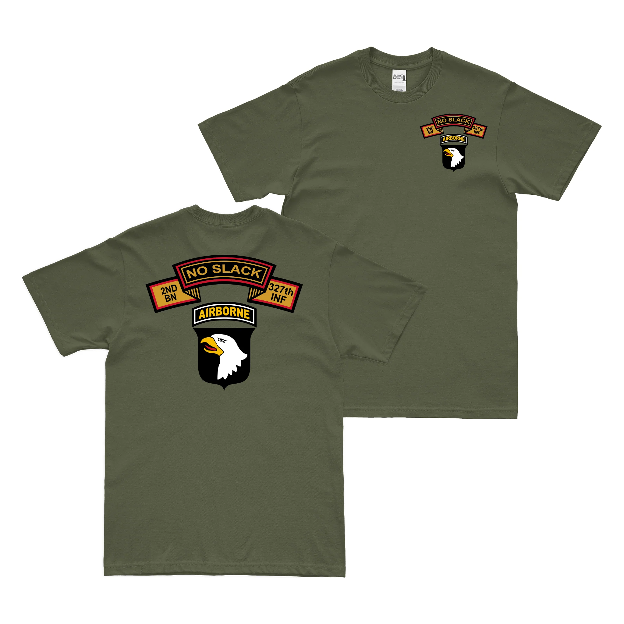Double-Sided 'No Slack' 2-327 Infantry T-Shirt - Image 2